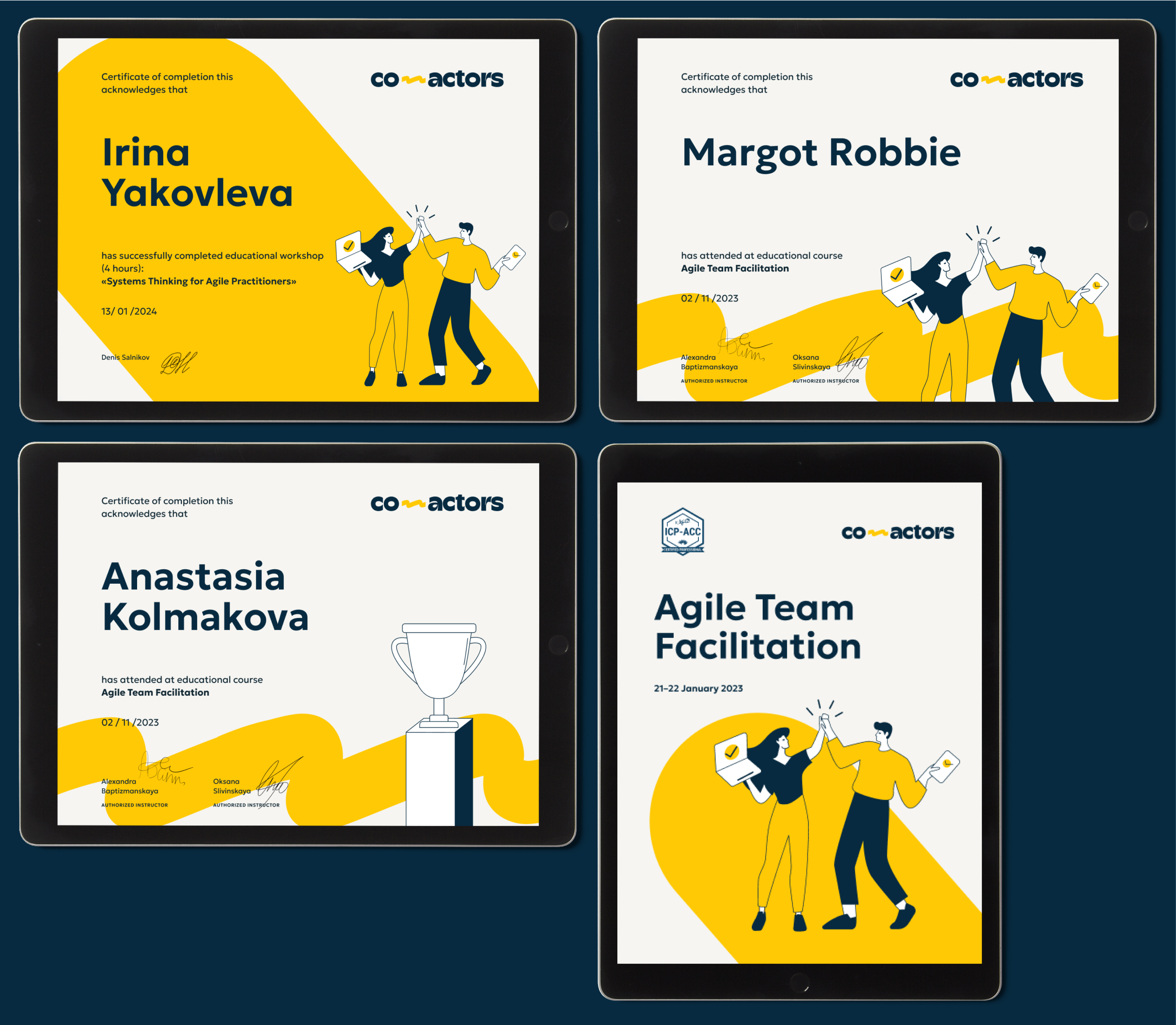 Айдентика для команды Agile-тренеров — Изображение №9 — Брендинг, Маркетинг на Dprofile