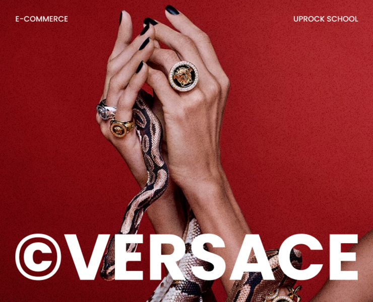Versace Website Concept — E-commerce — Интерфейсы, Брендинг на Dprofile
