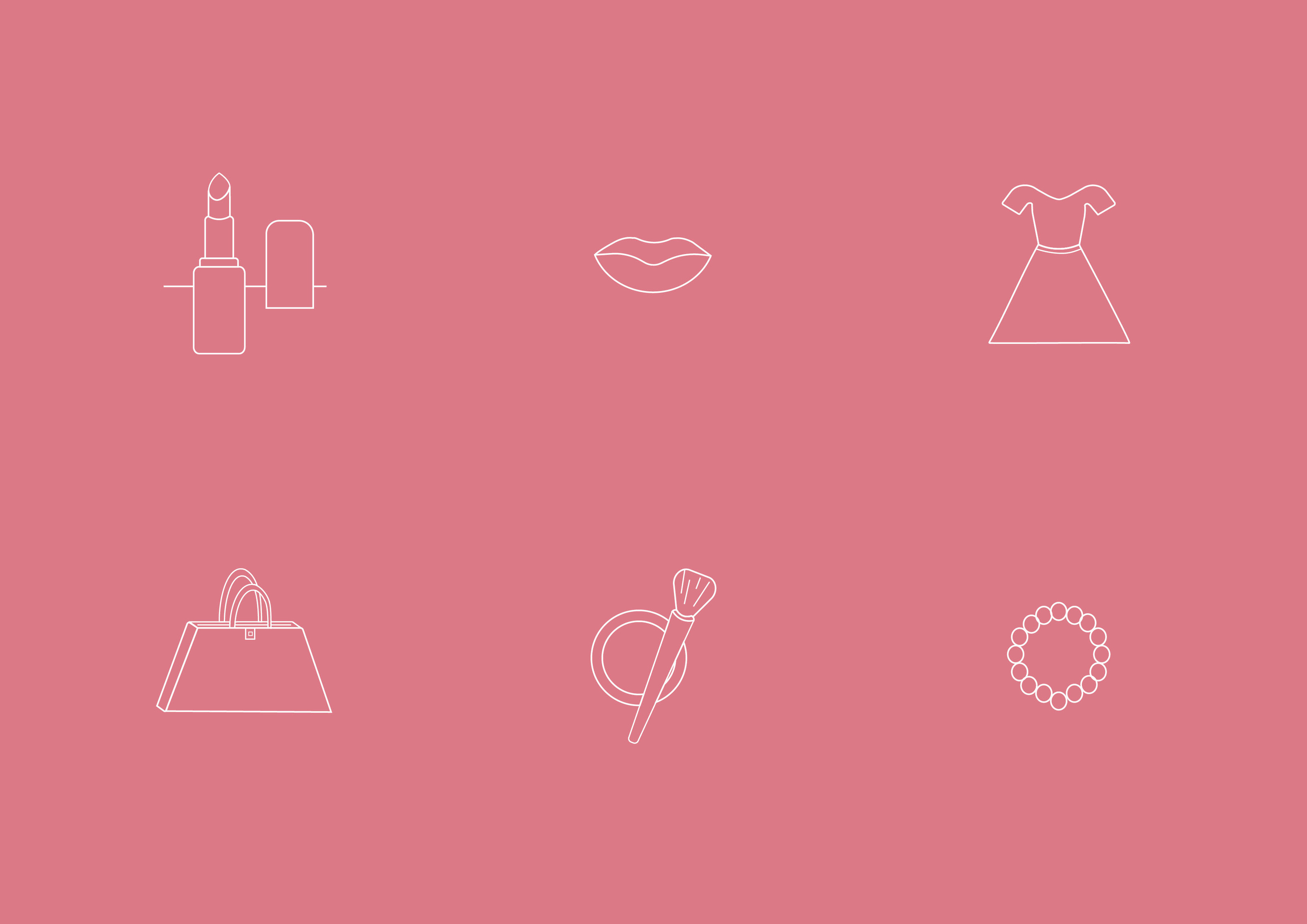 Beauty icons — Изображение №1 — Иллюстрация, Графика на Dprofile