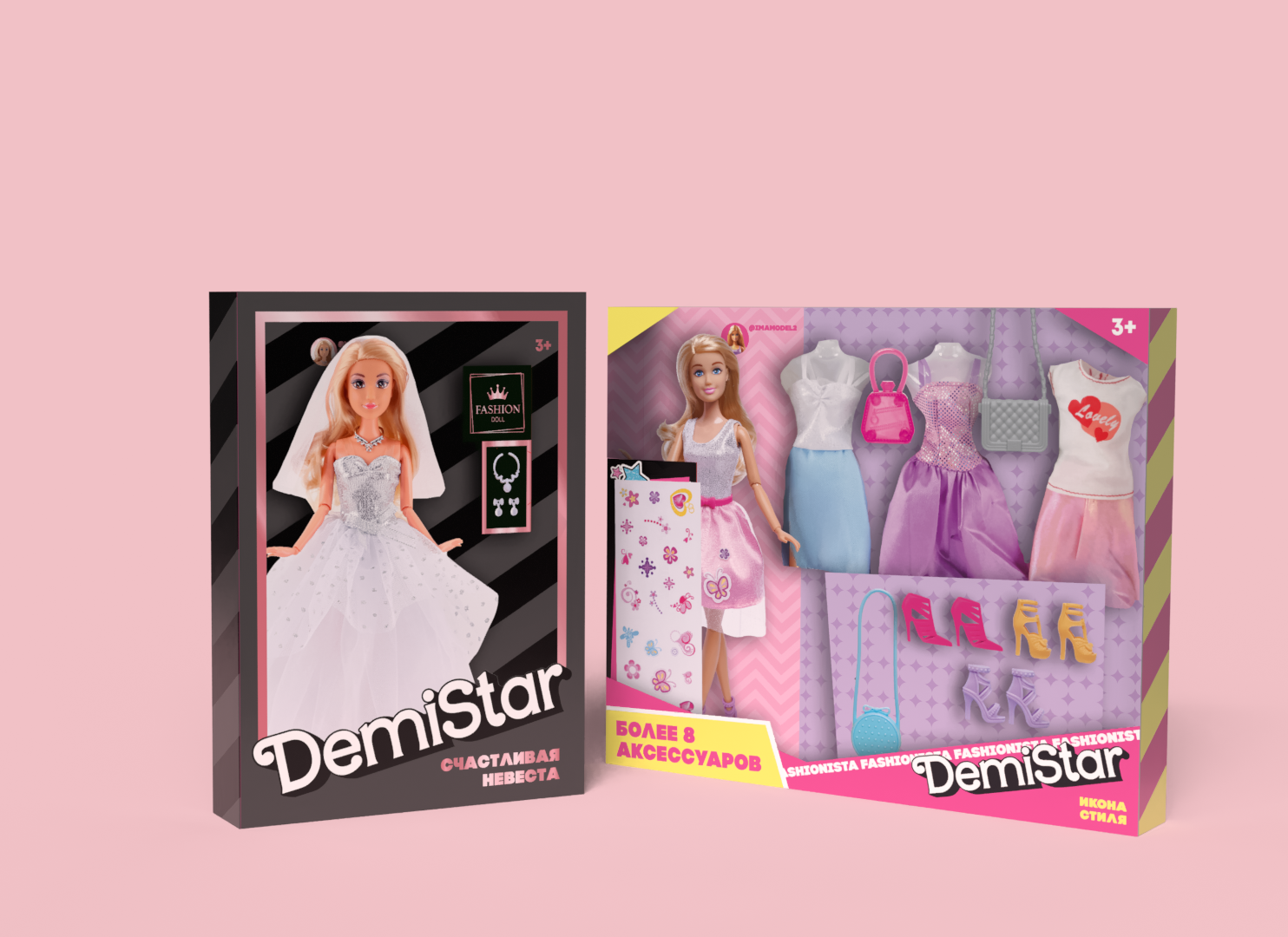 Концепт премиальных кукол Demi Star и игрового набора — Изображение №1 — Интерфейсы, Брендинг на Dprofile