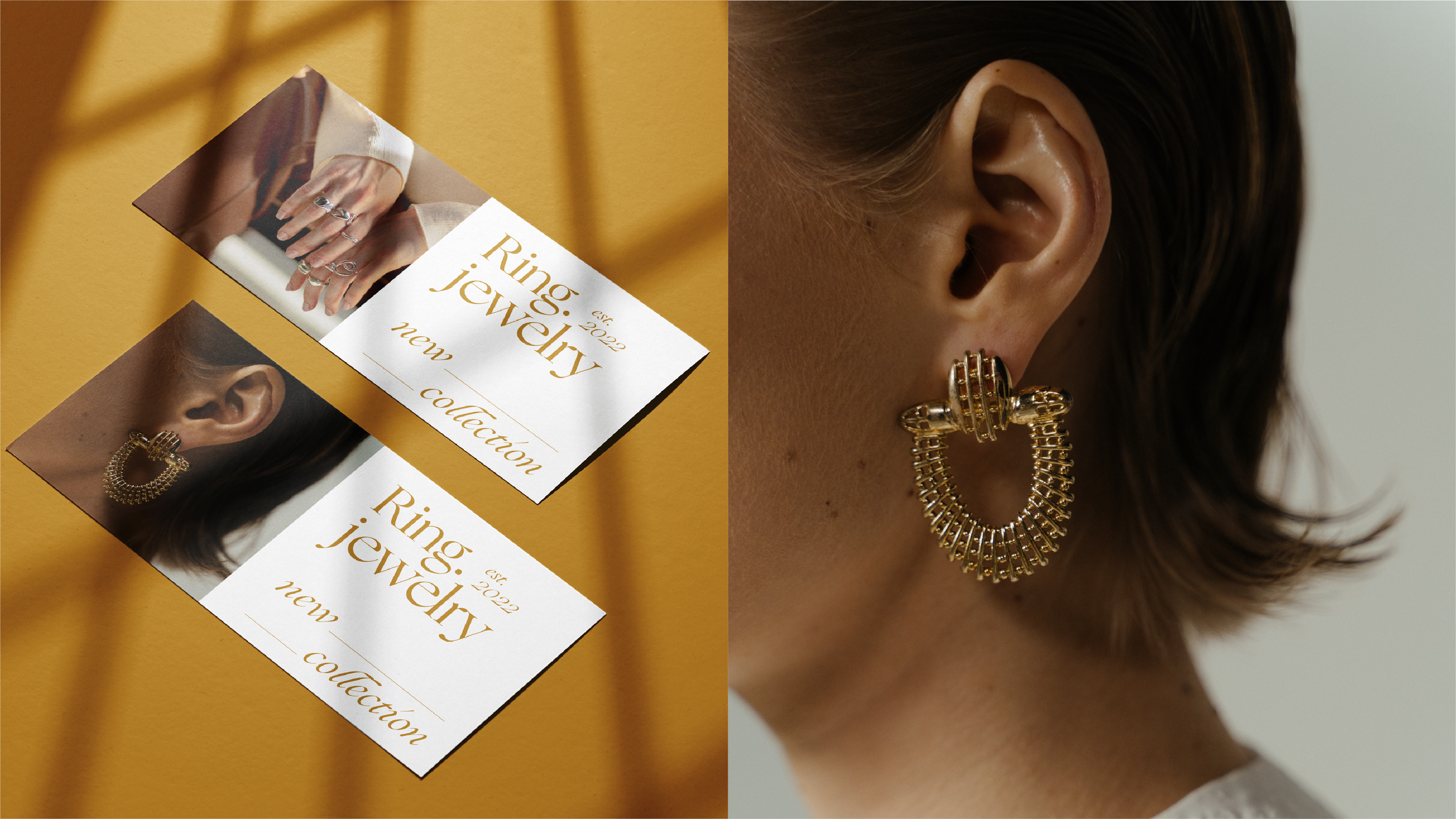 Ring.jewelry / Айдентика для бренда ювелирных украшений — Изображение №3 — Брендинг, Графика на Dprofile
