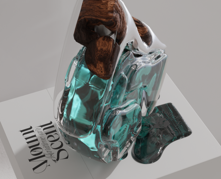 Mount Scent — Брендинг, 3D на Dprofile