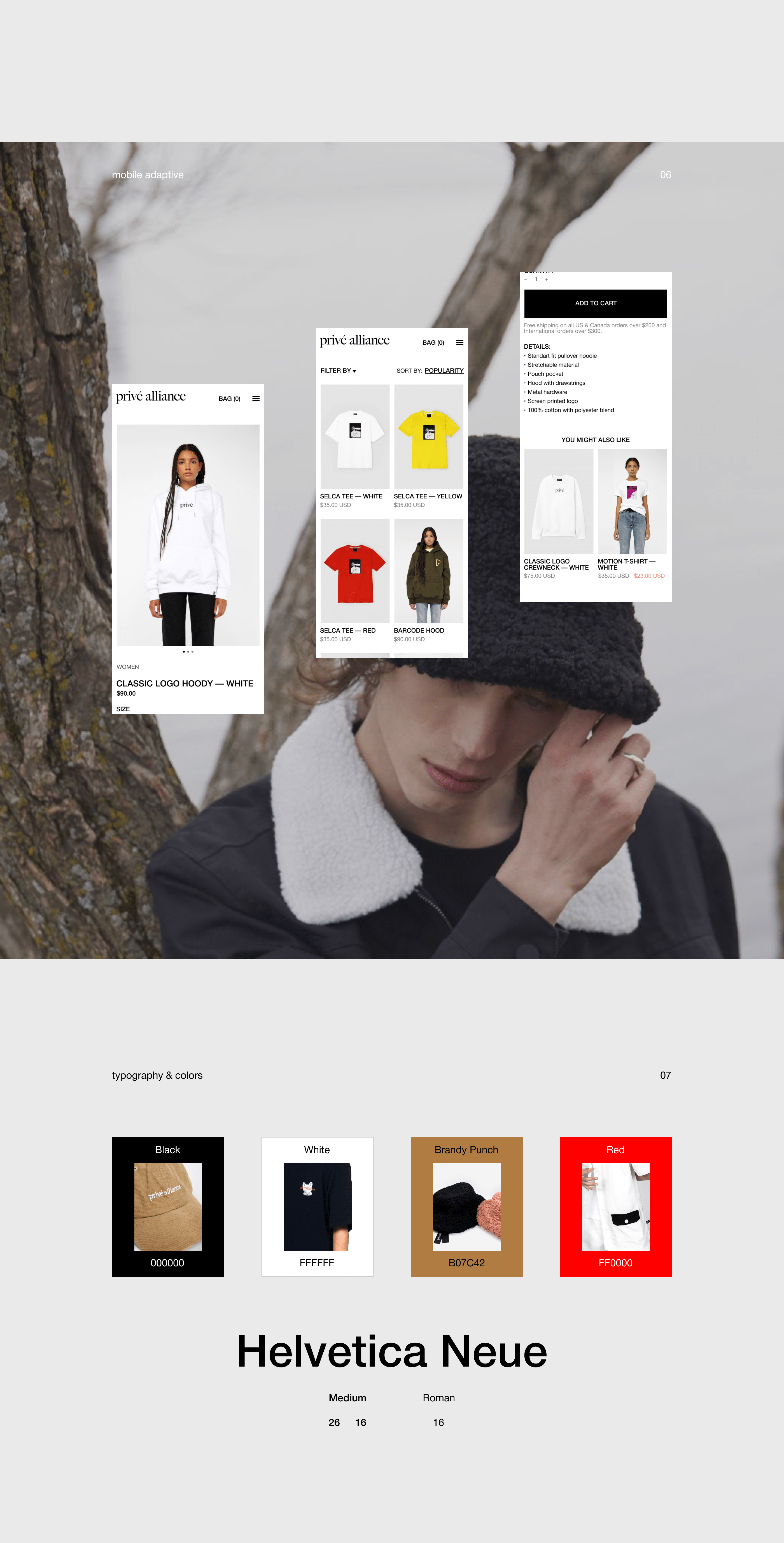 PRIVÉ ALLIANCE redesign concept — Изображение №4 — Интерфейсы на Dprofile