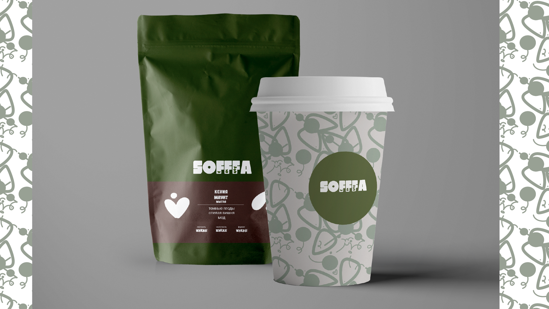 Кофейня SOFFFA — Изображение №4 — Интерфейсы, Брендинг на Dprofile