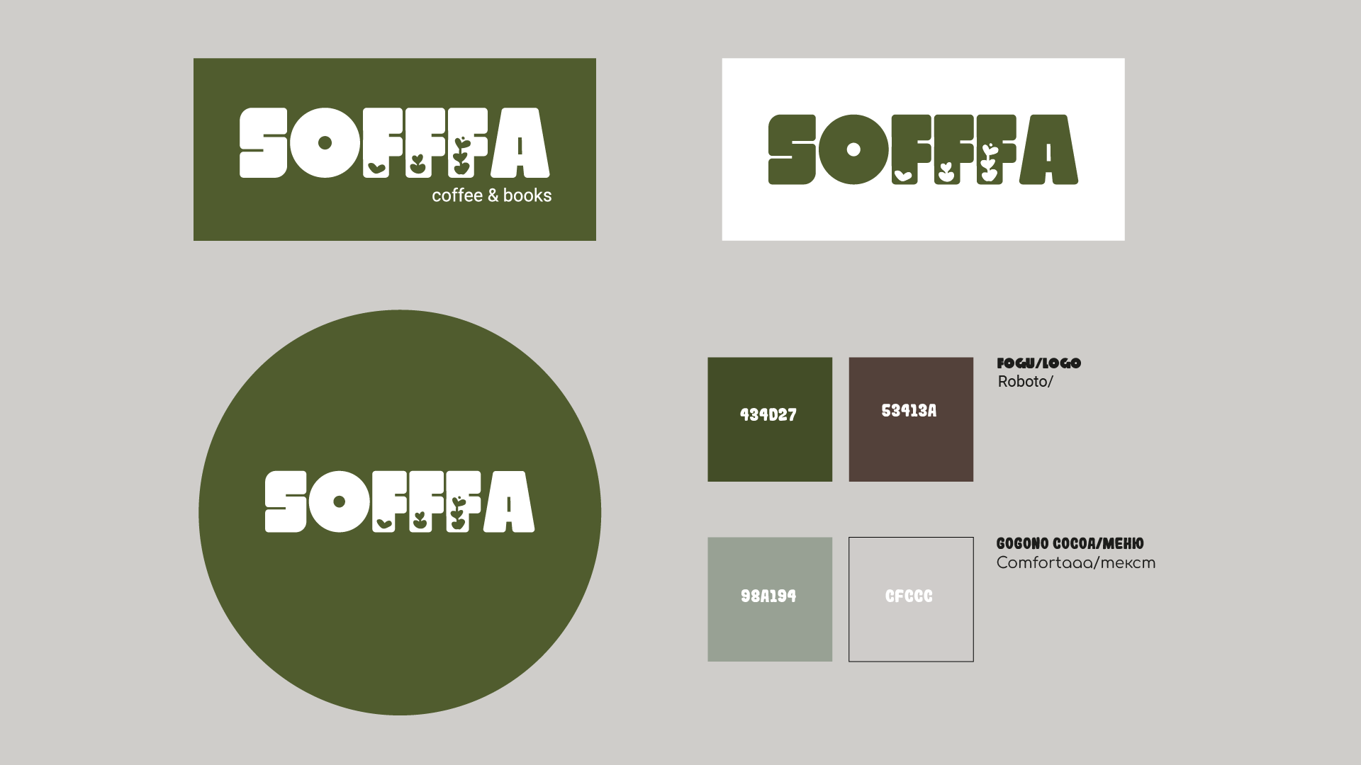 Кофейня SOFFFA — Изображение №2 — Интерфейсы, Брендинг на Dprofile