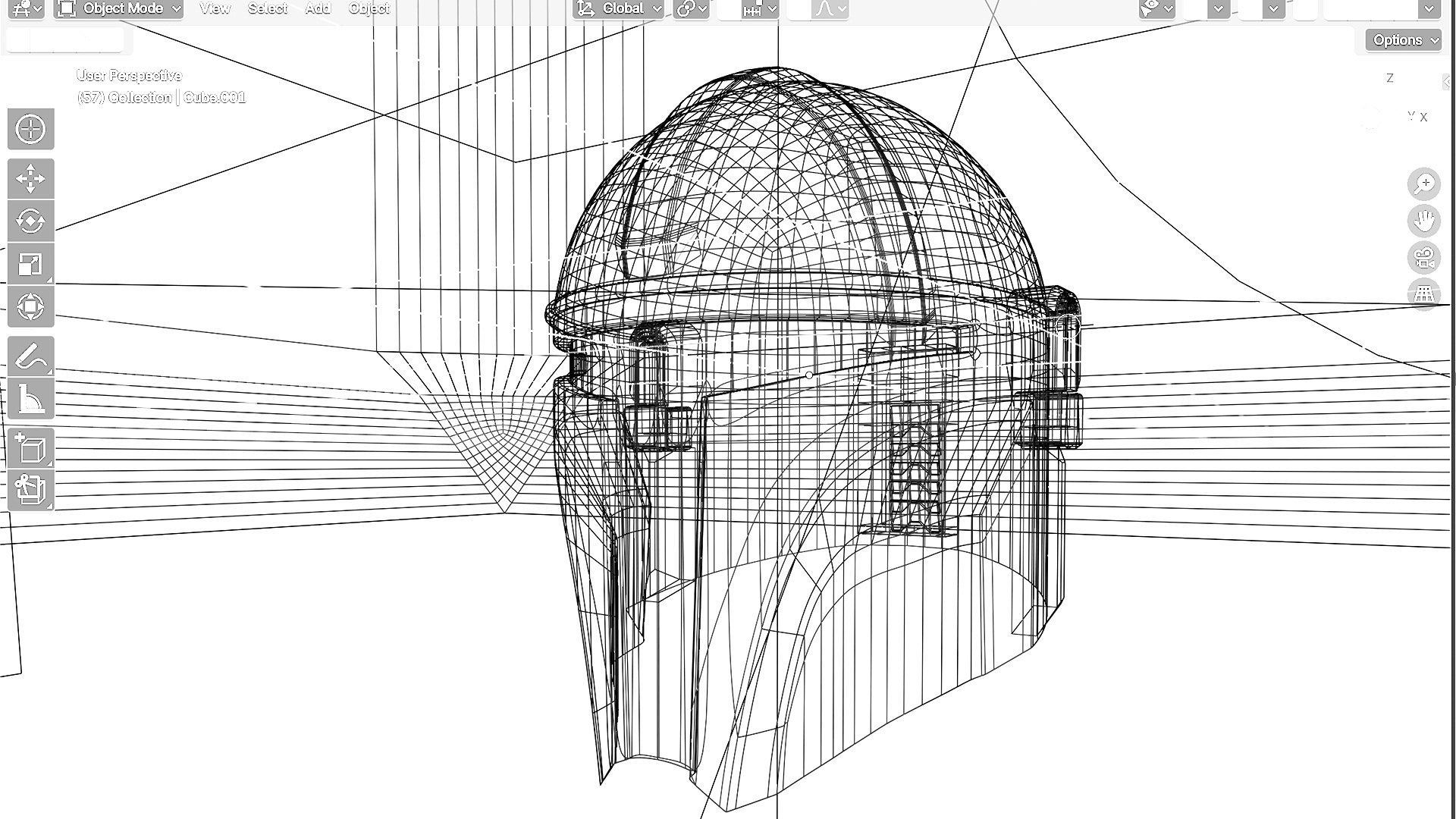 Mandalorian Helmet 3D — Изображение №5 — Иллюстрация, 3D на Dprofile