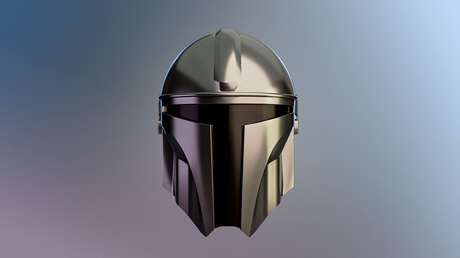 Mandalorian Helmet 3D — Изображение №4 — Иллюстрация, 3D на Dprofile