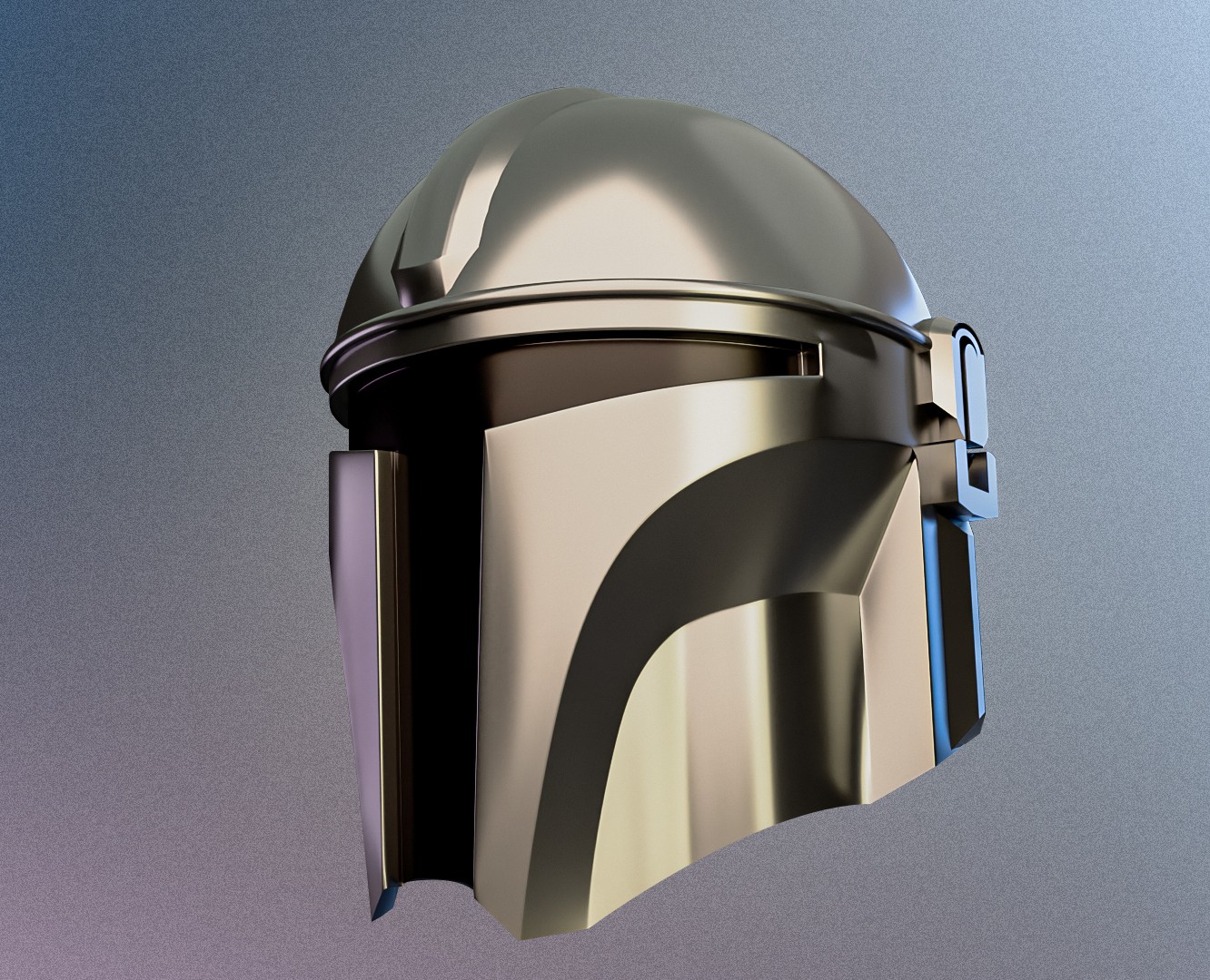Mandalorian Helmet 3D на Dprofile