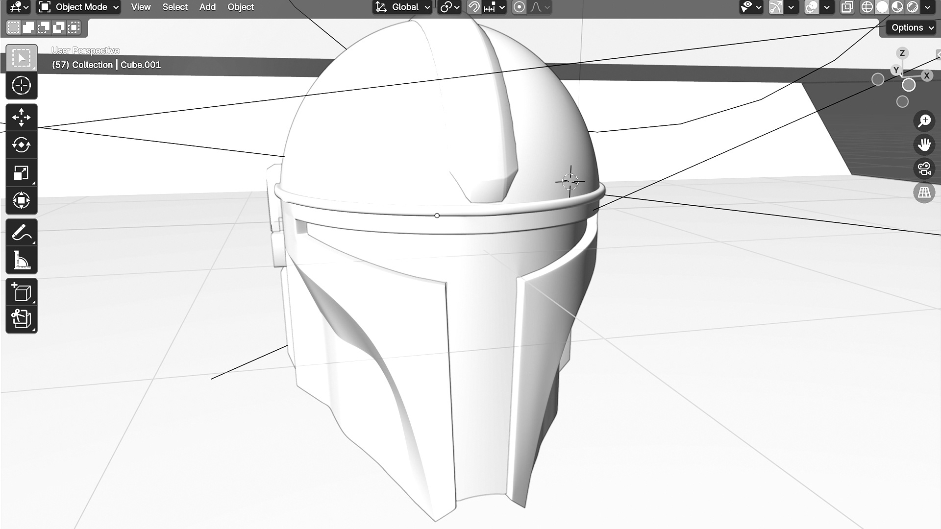 Mandalorian Helmet 3D — Изображение №9 — Иллюстрация, 3D на Dprofile