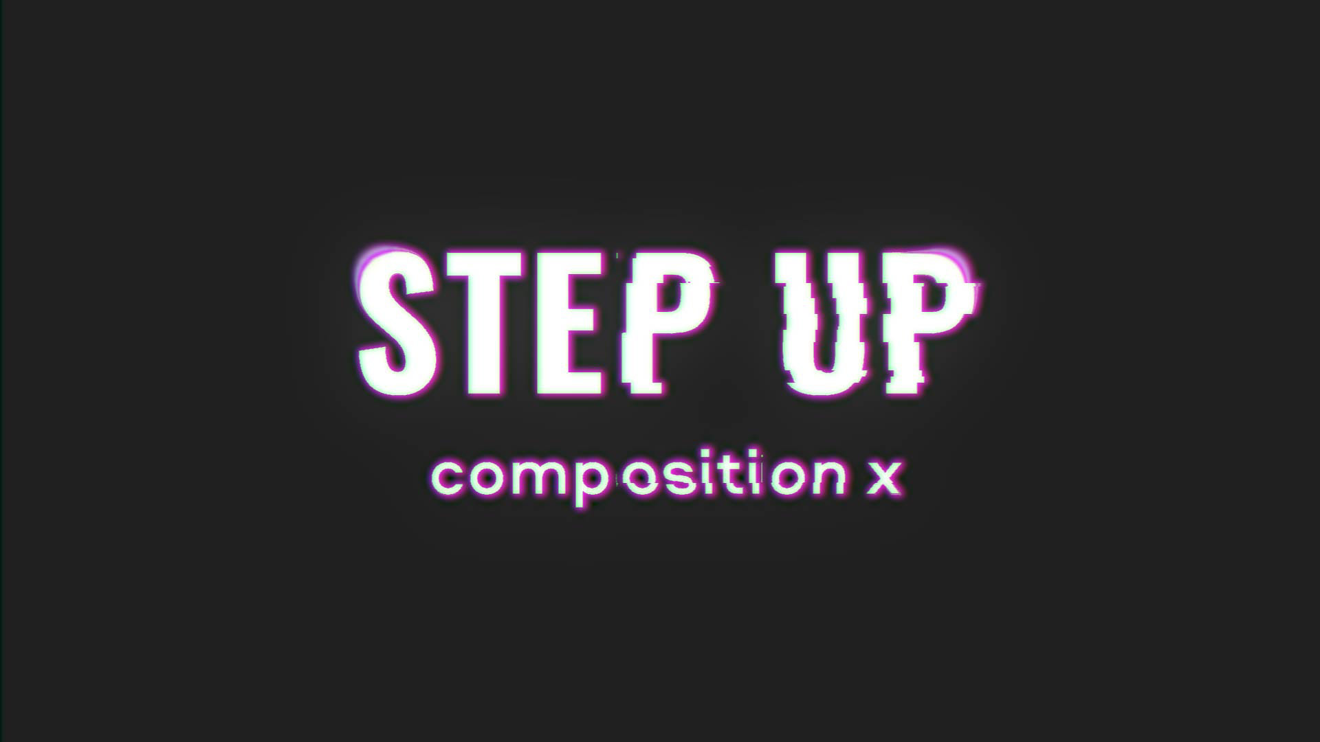 Клип к композиции "step up" (prod. composition x) — Изображение №1 — Графика, Анимация на Dprofile
