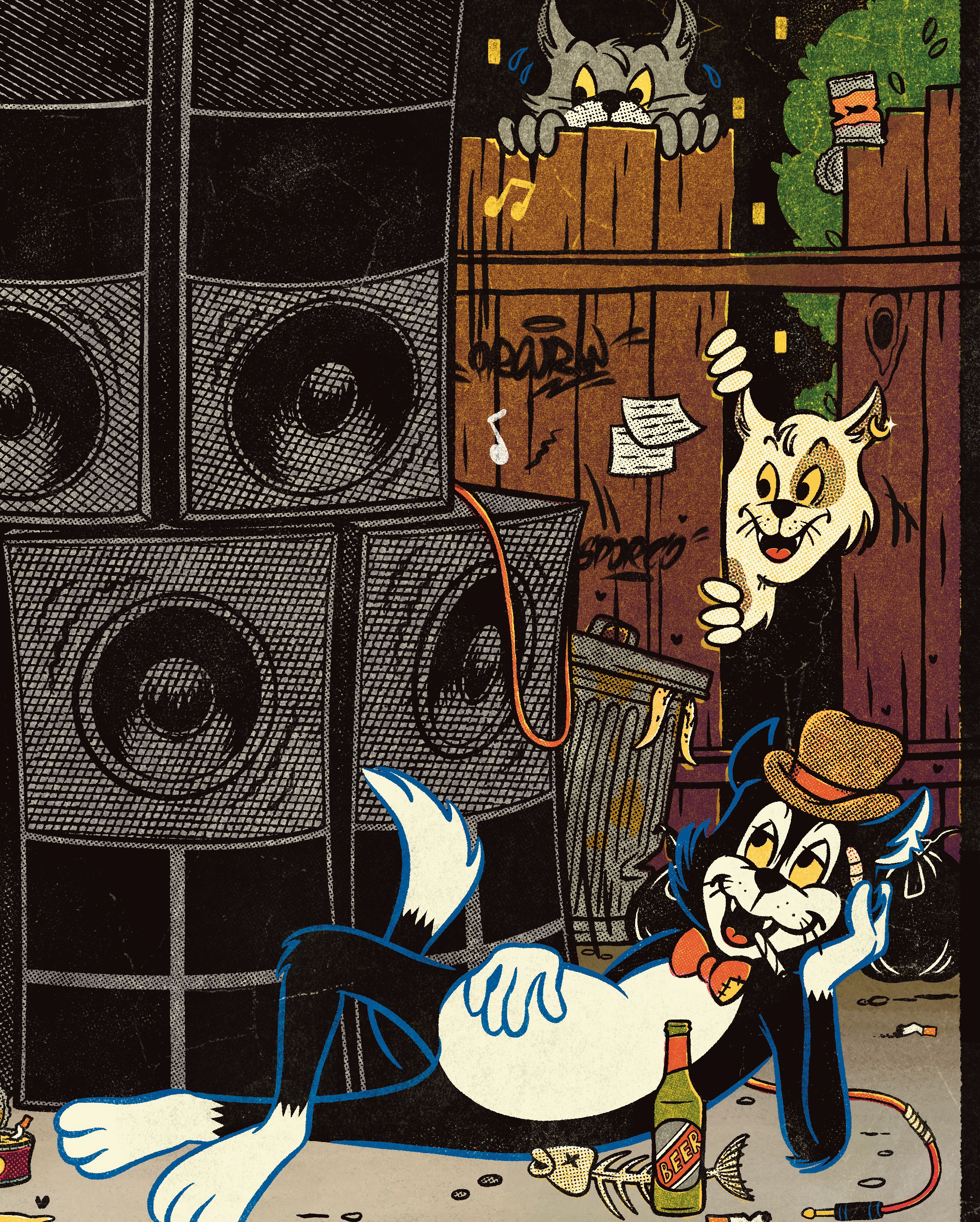 Афиша для бара Sporco Moscow — Изображение №2 — Иллюстрация, Графика на Dprofile