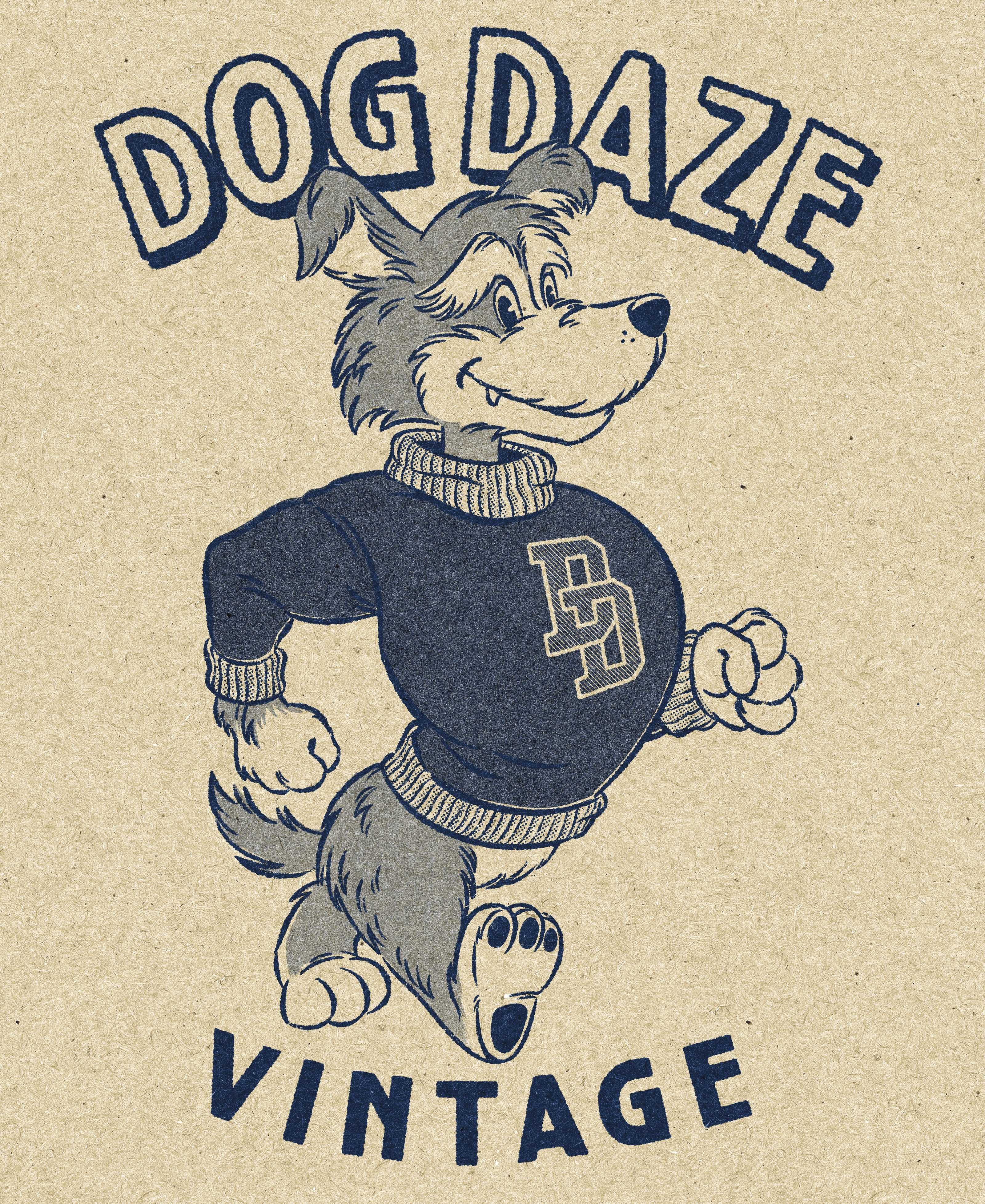 Логотип "Dog Daze" — Изображение №1 — Иллюстрация на Dprofile