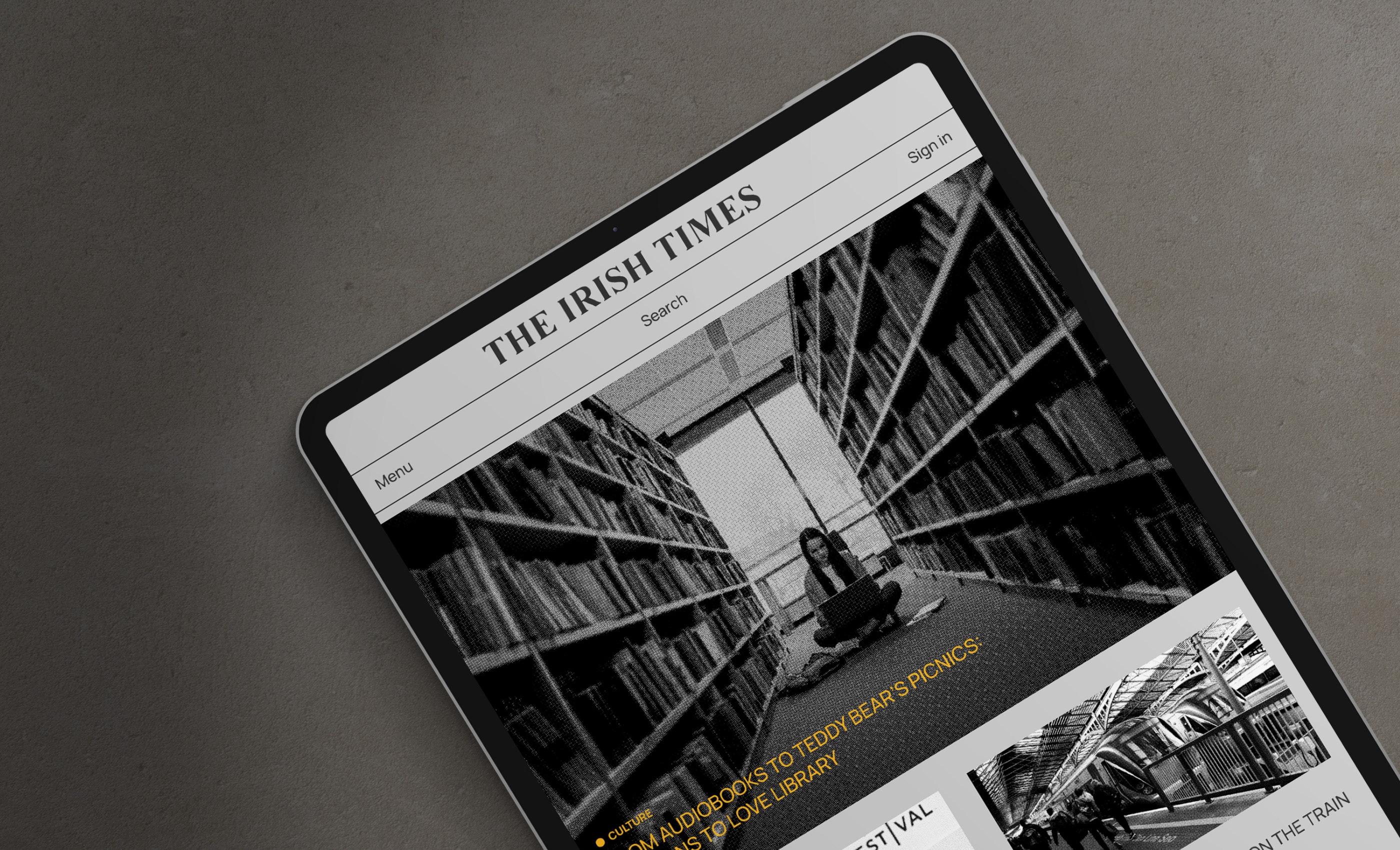 THE IRISH TIMES | Redesign news site — Изображение №2 — Интерфейсы, Графика на Dprofile