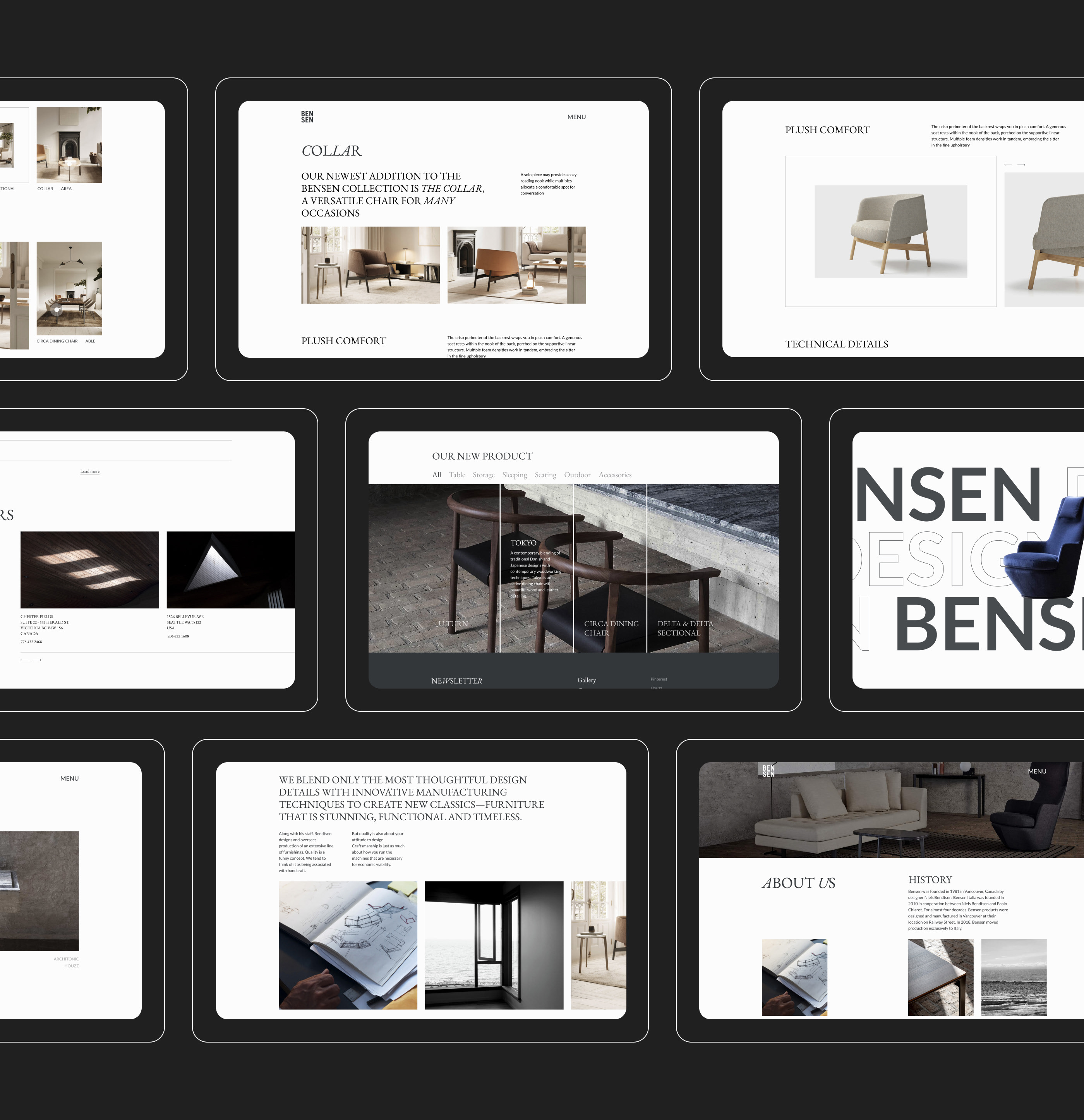 BENSEN | Redesign corporate site — Изображение №9 — Интерфейсы, Графика на Dprofile