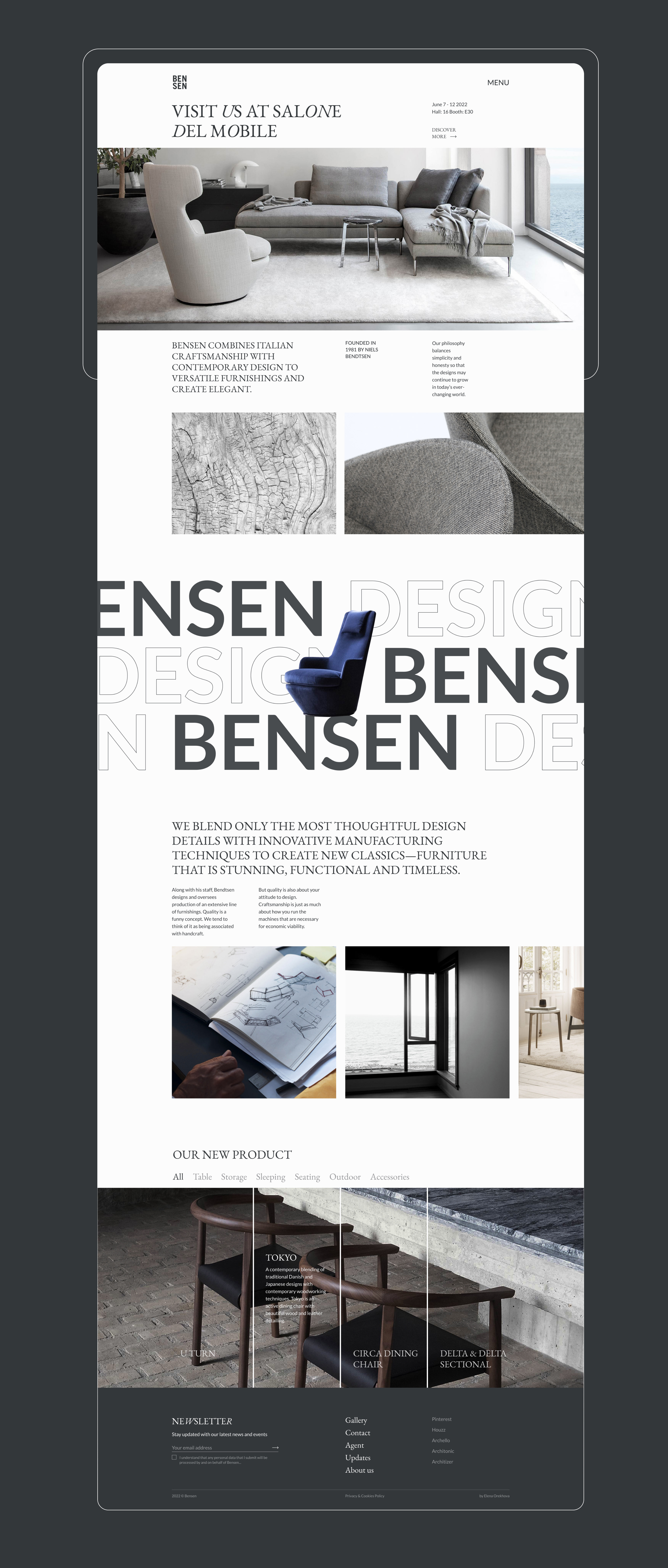 BENSEN | Redesign corporate site — Изображение №2 — Интерфейсы, Графика на Dprofile