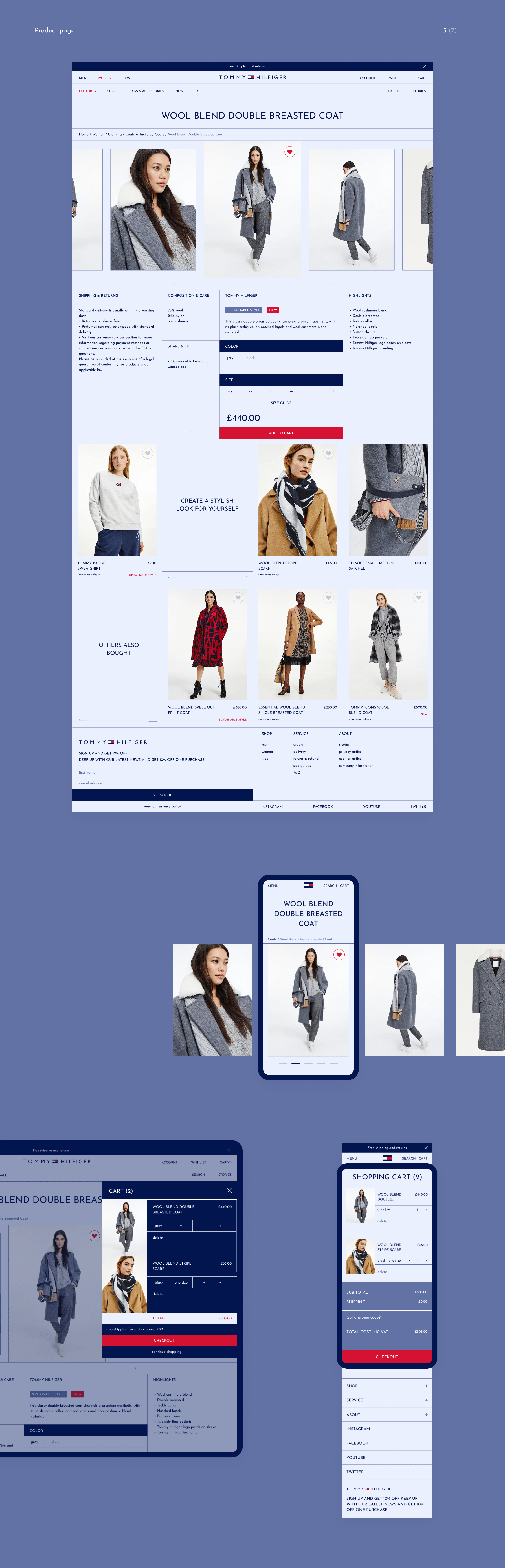 Tommy Hilfiger | Redesign online store — Изображение №6 — Анимация, Маркетинг на Dprofile
