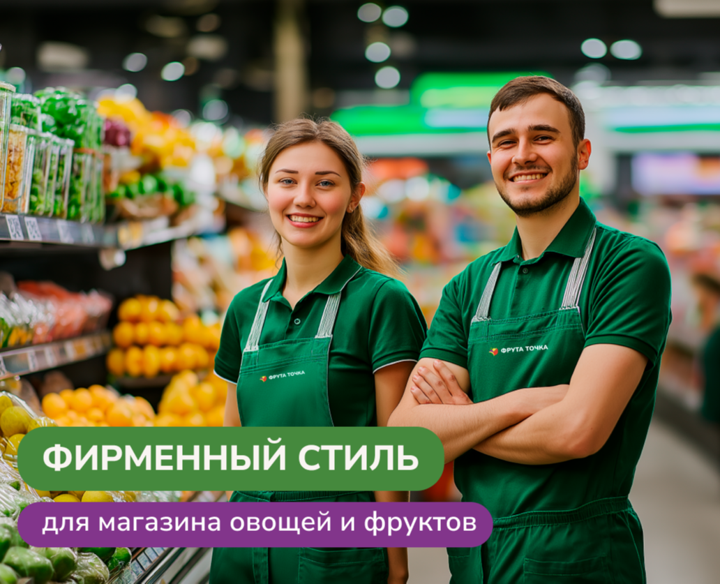 Фирменный стиль/упаковка для магазина овощей и фруктов — Брендинг на Dprofile