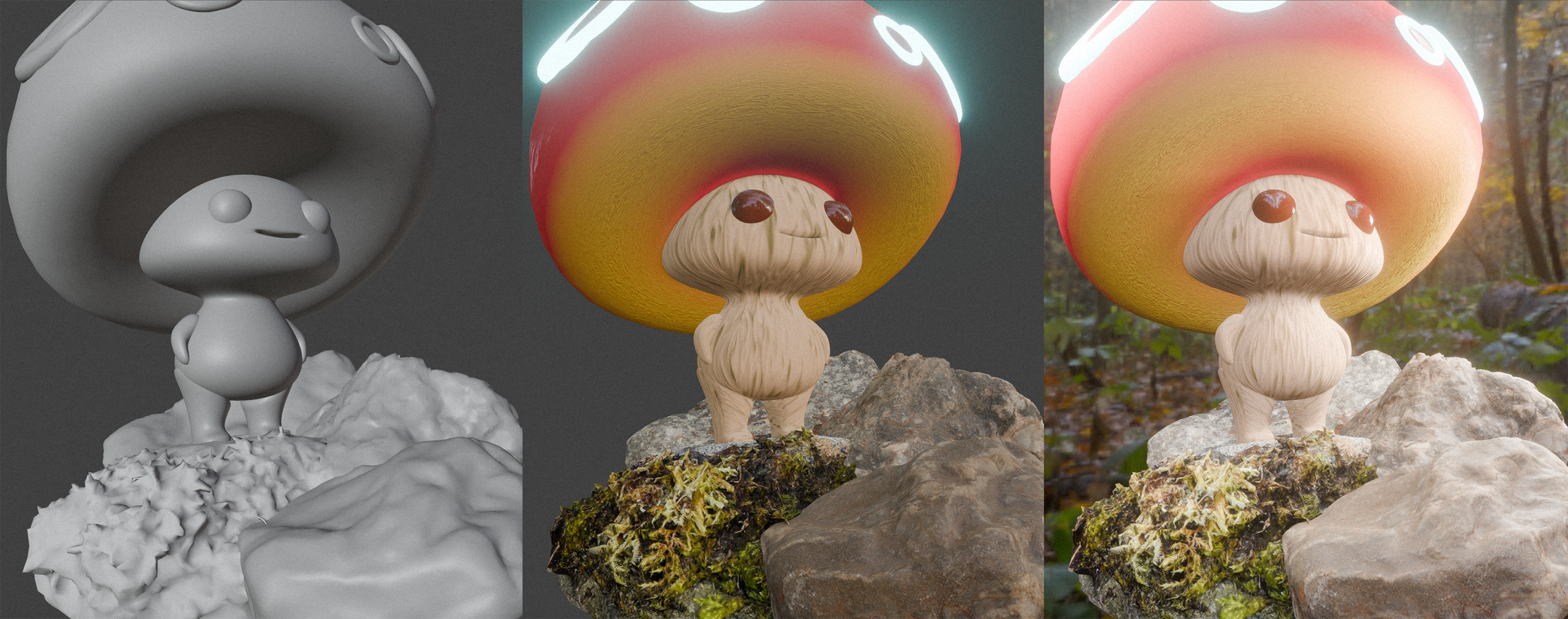 3D mushroom — Изображение №3 — 3D на Dprofile