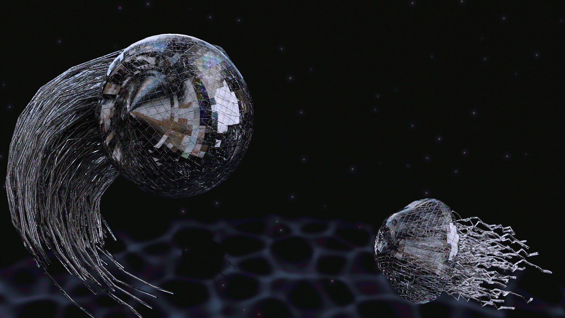 Art. "Diamond jellyfish" — Изображение №3 — 3D, Анимация на Dprofile