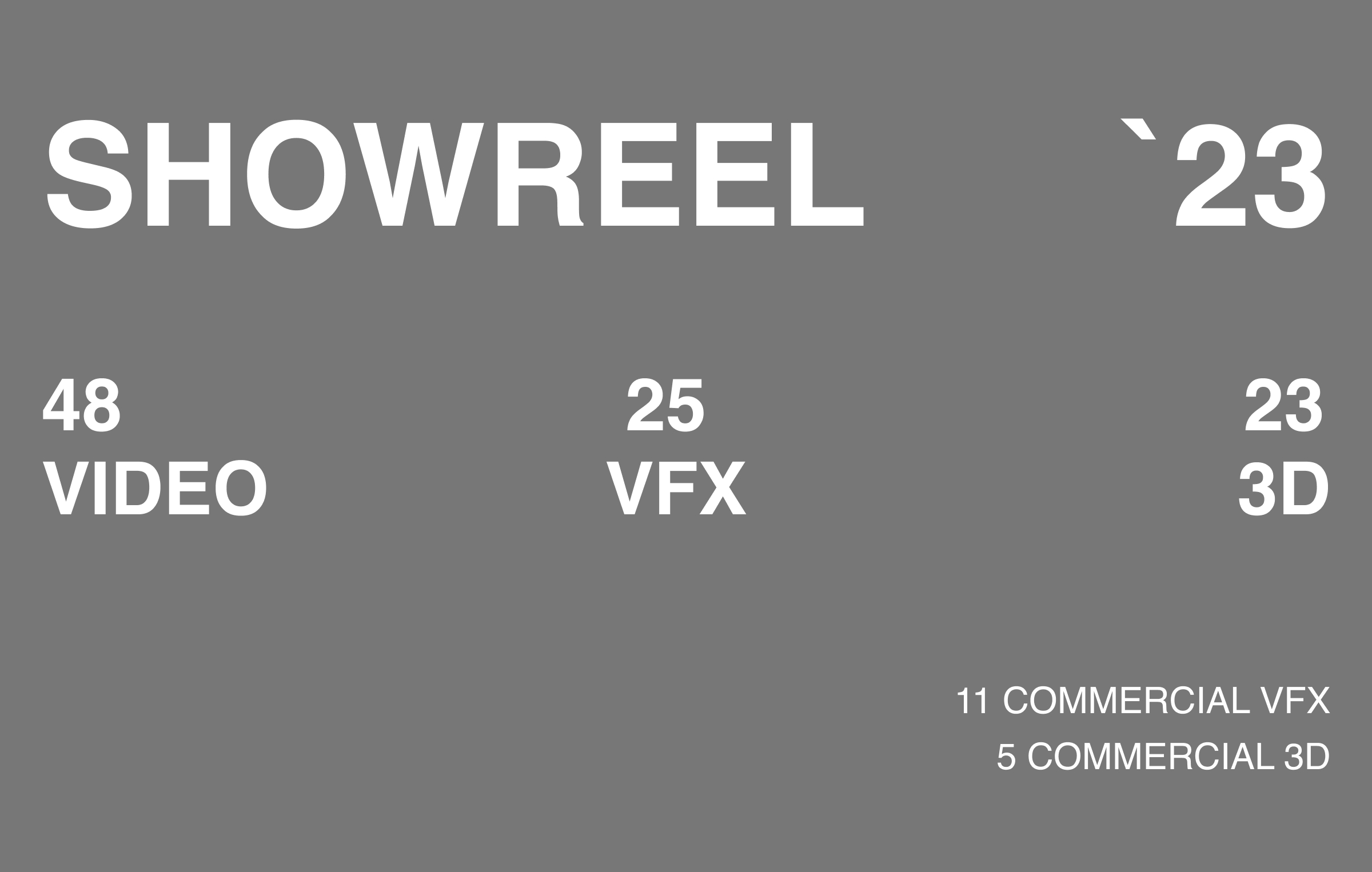 3D/VFX Showreel 2023 Morockov — Изображение №1 — 3D, Анимация на Dprofile