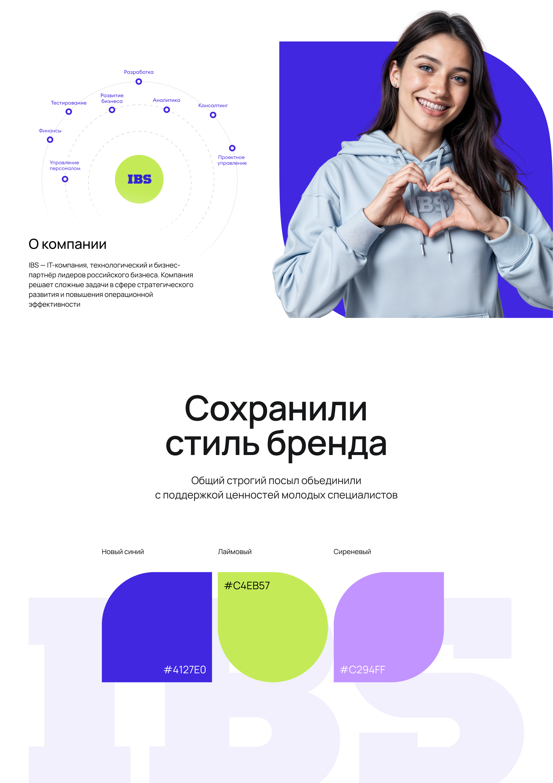 IBS. Редизайн сайта — Изображение №2 — Интерфейсы, Брендинг на Dprofile