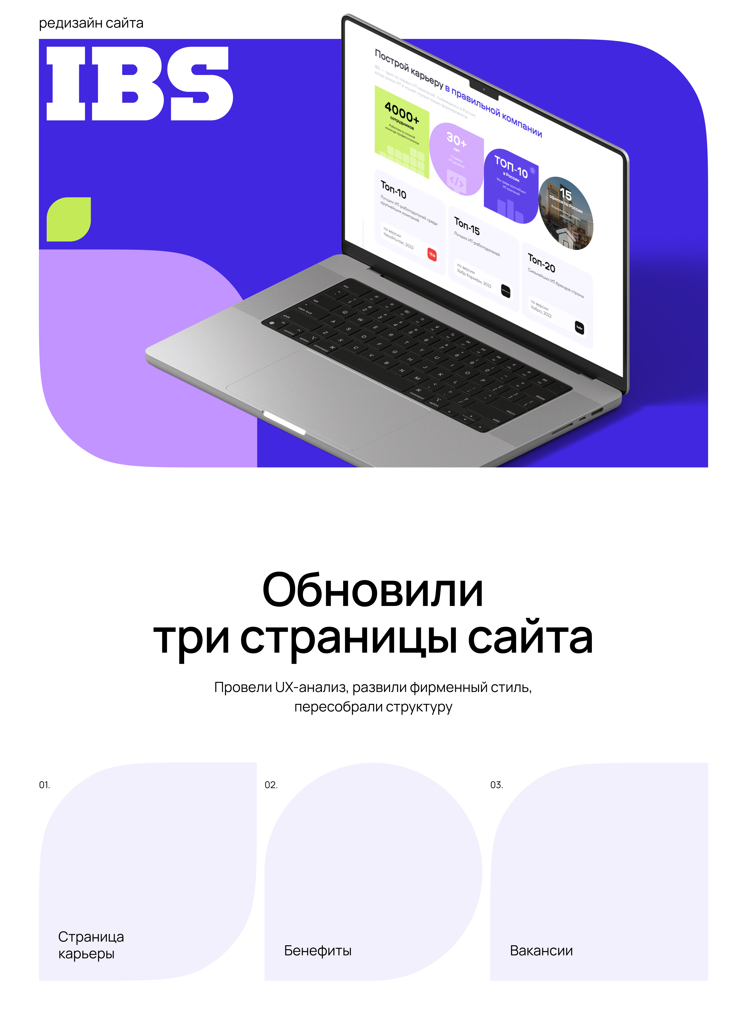 IBS. Редизайн сайта — Изображение №1 — Интерфейсы, Брендинг на Dprofile
