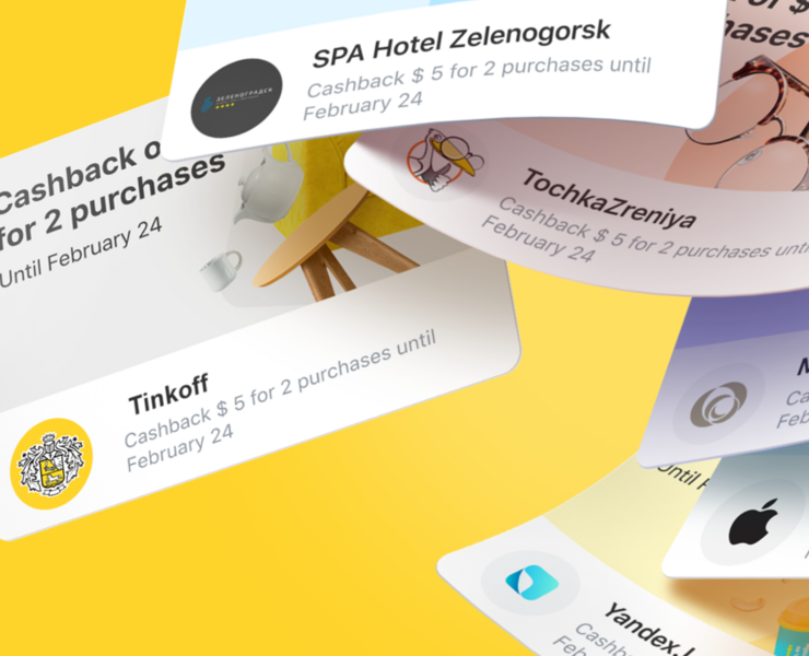 Cashback cards for Tinkoff mobile app — Графика, Анимация на Dprofile