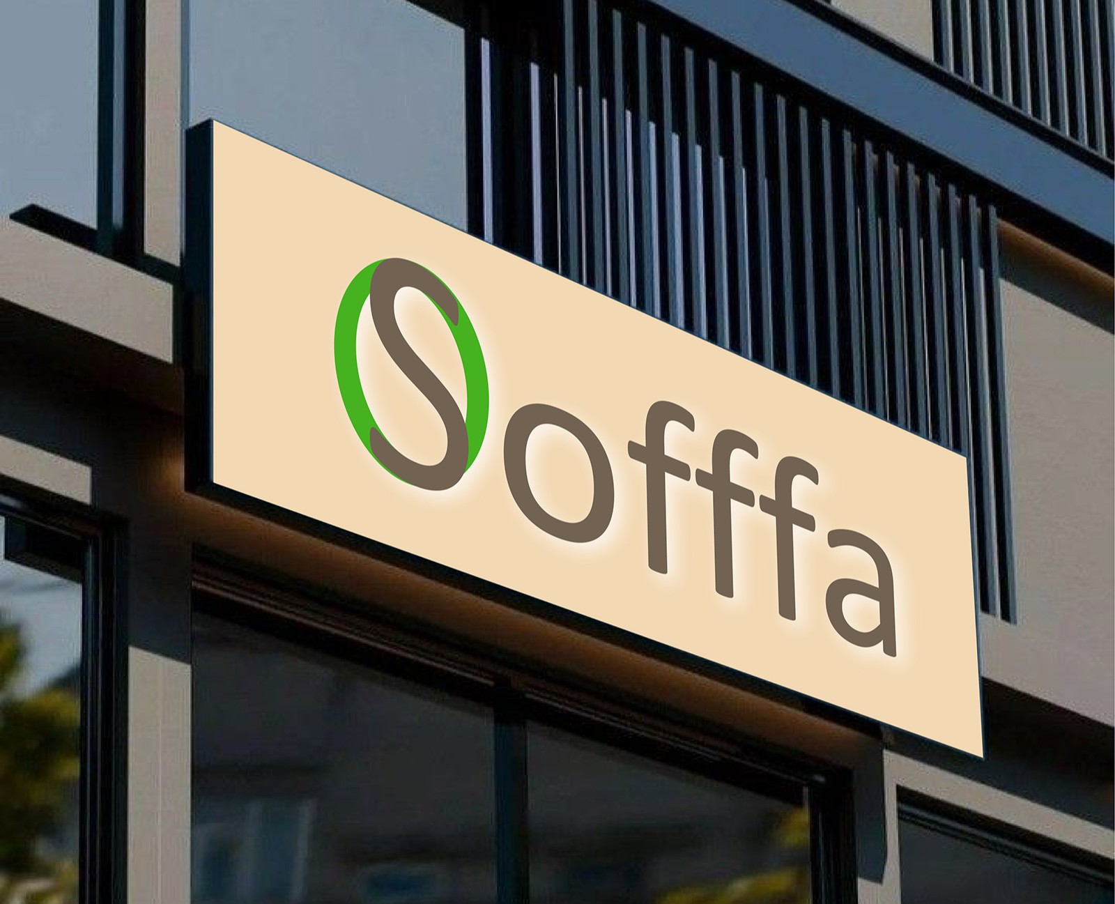 Логотип и минимальный фирменный стиль кофейни Sofffa — Брендинг на Dprofile