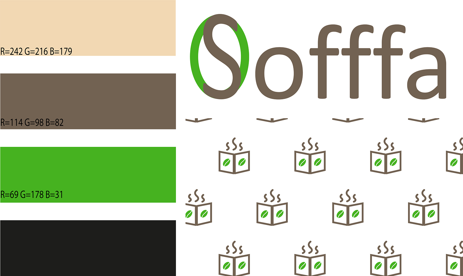 Логотип и минимальный фирменный стиль кофейни Sofffa — Изображение №3 — Брендинг на Dprofile