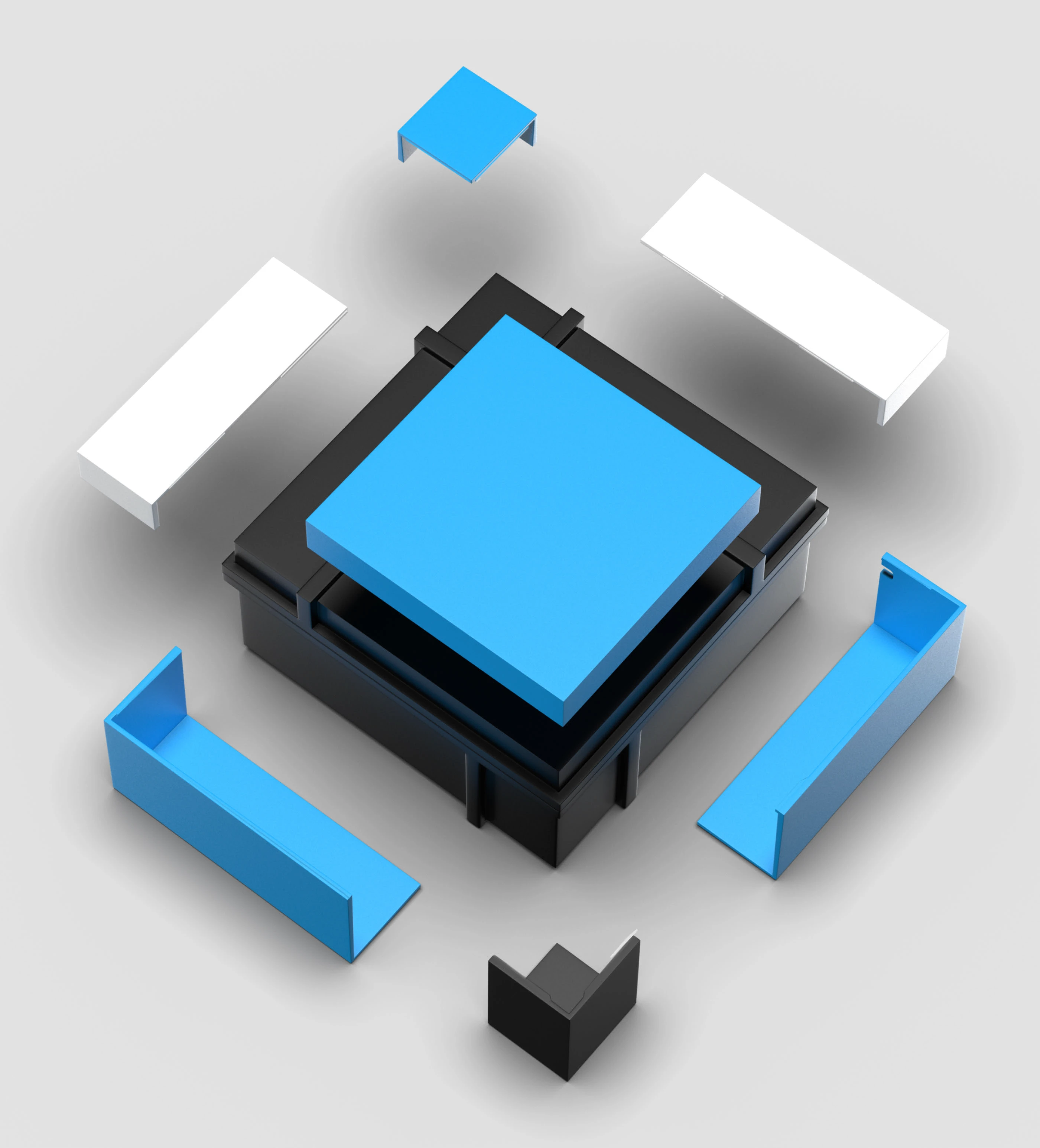 Беспроводные наушники модульные (3d model) — Изображение №2 — 3D на Dprofile