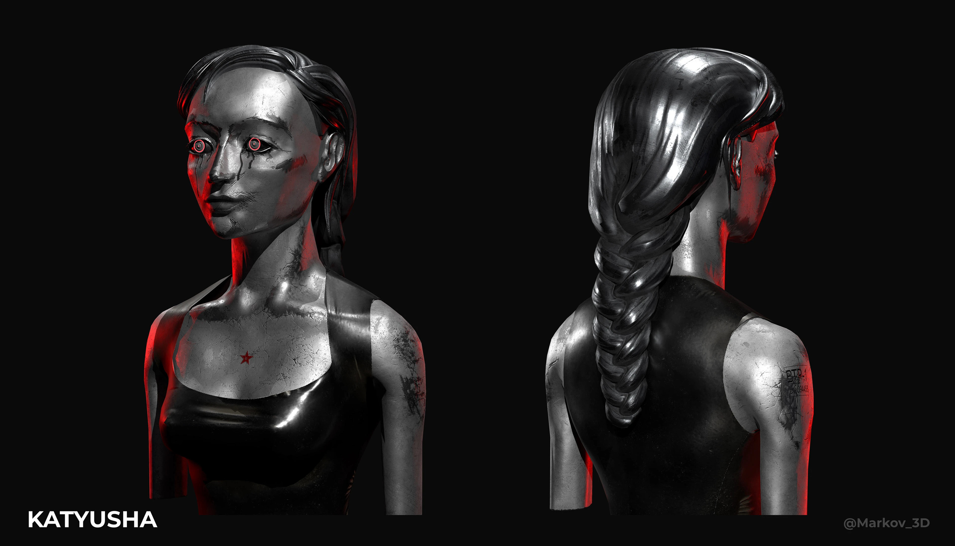 3D модель фантазийного советского робота — Изображение №3 — 3D на Dprofile