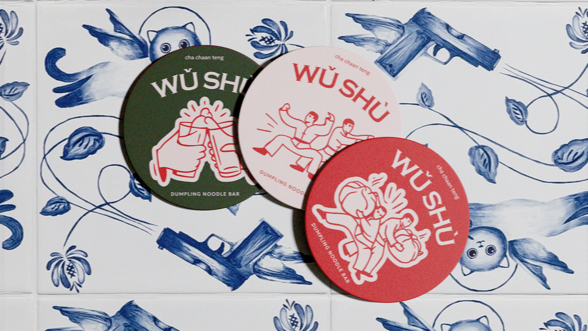 WǓ SHÙ | chinese dumpling noodle bar identity — Изображение №18 — Брендинг, Иллюстрация на Dprofile