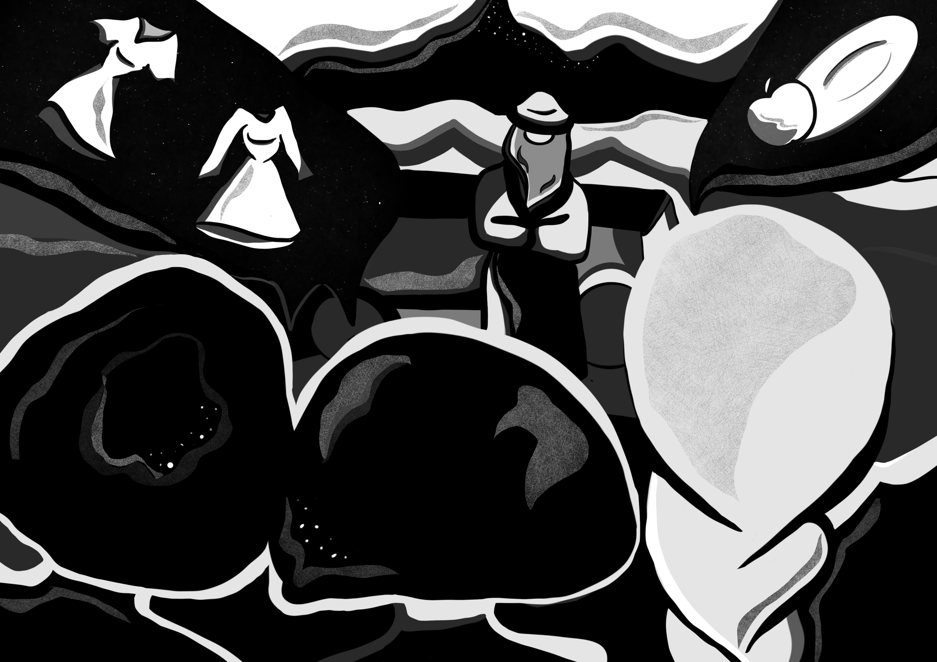 Серебряное блюдечко и наливное яблочко — Изображение №2 — Иллюстрация на Dprofile