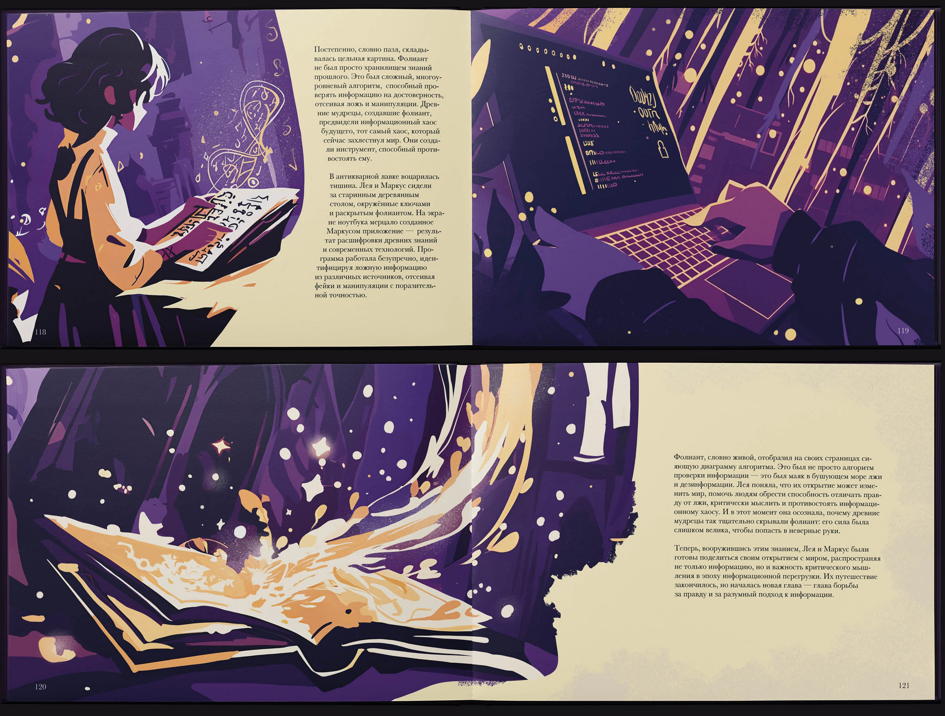 Иллюстрированная книга «Путешествие к истине» — Изображение №48 — Иллюстрация, Графика на Dprofile