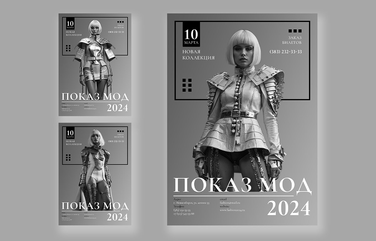 Fashion poster: Poster design — Изображение №4 — Графика, Маркетинг на Dprofile