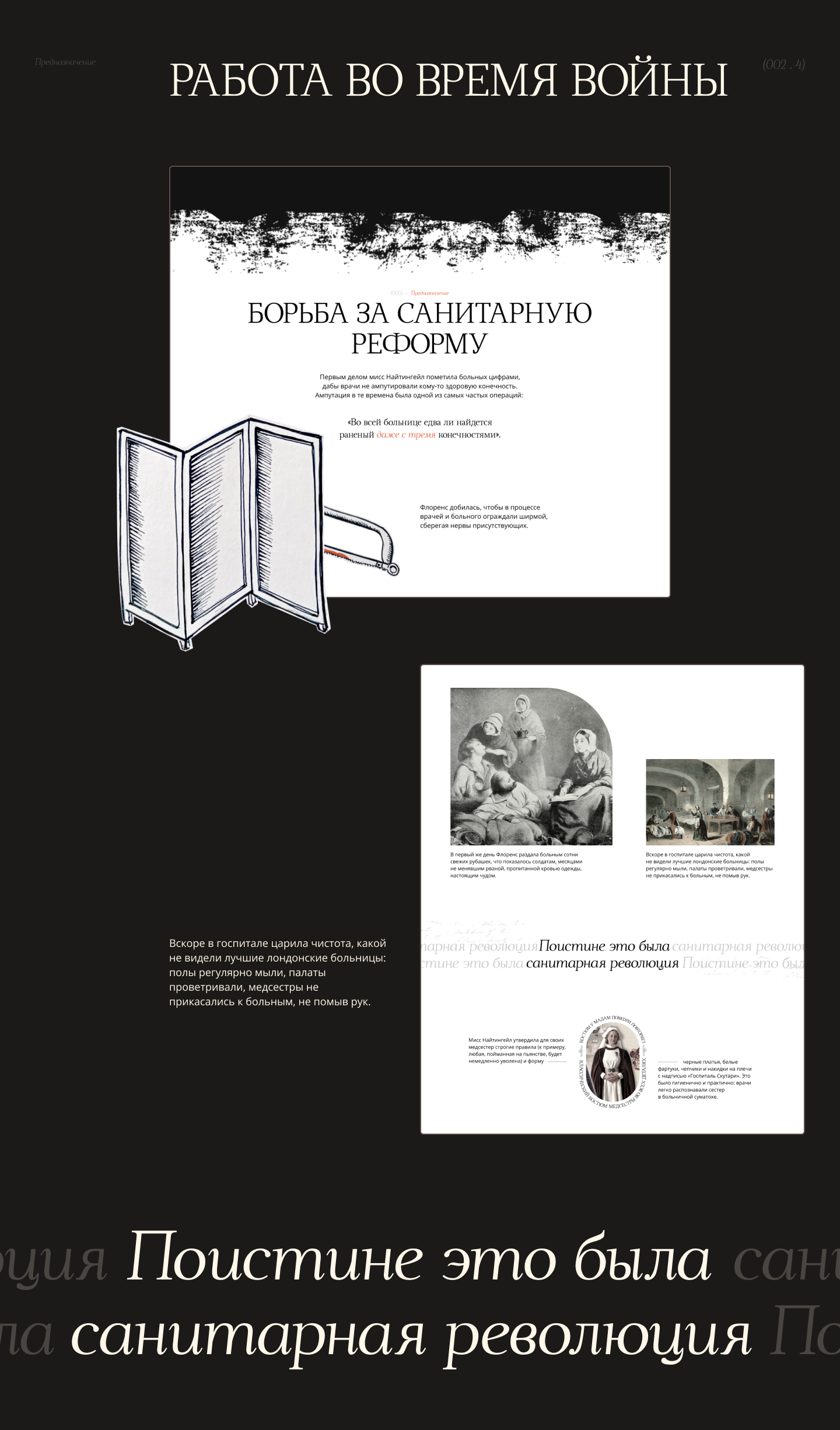 Флоренс Найтингейл - Леди с лампой — Изображение №10 — Интерфейсы, Графика на Dprofile