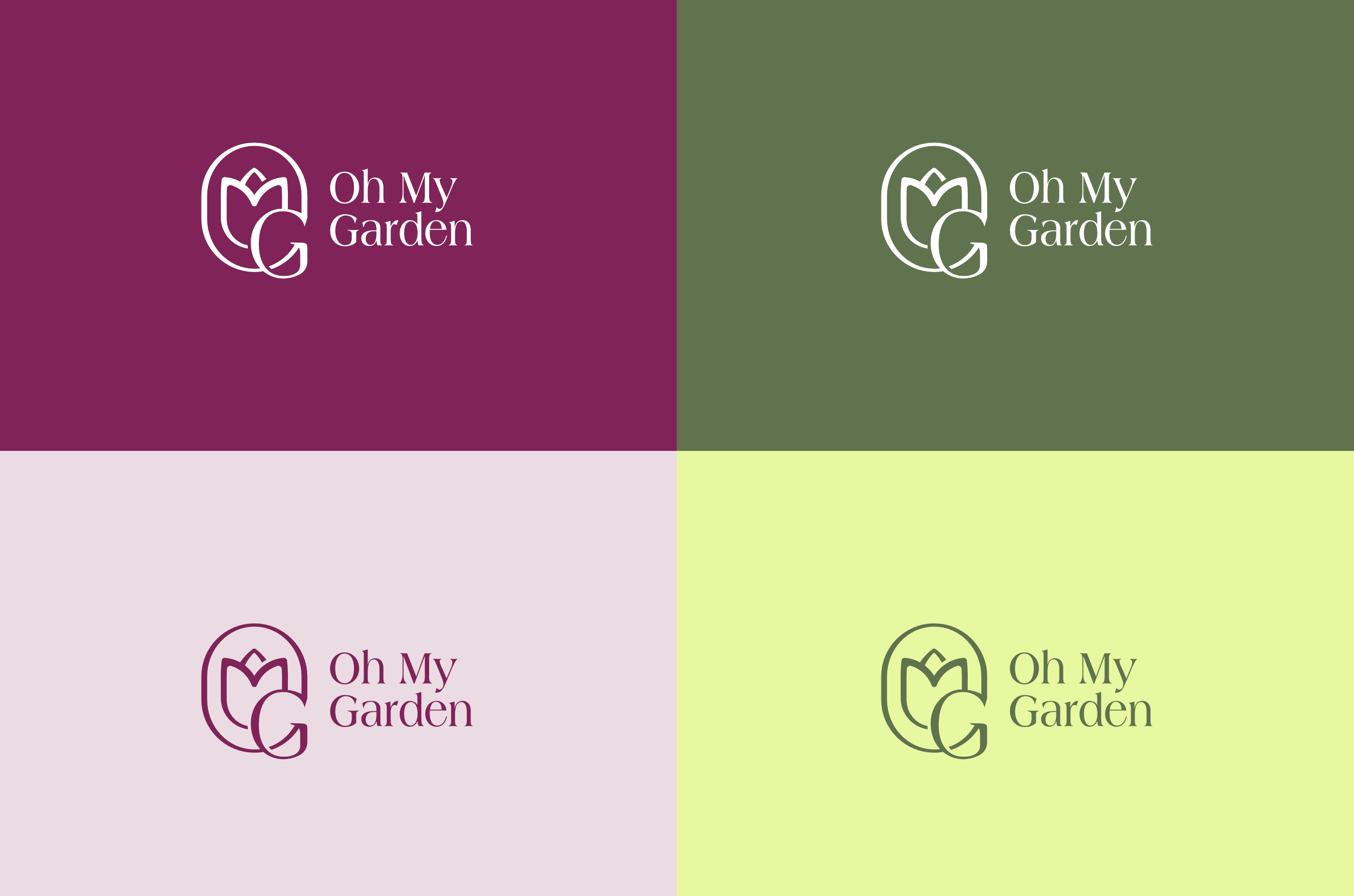 Oh My Garden, студия флористики и декора — Изображение №2 — Брендинг на Dprofile