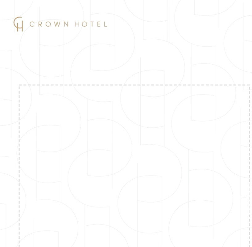 Фирменный стиль отеля Crown Hotel - ZAMEDIA — Изображение №10 — Брендинг, Графика на Dprofile
