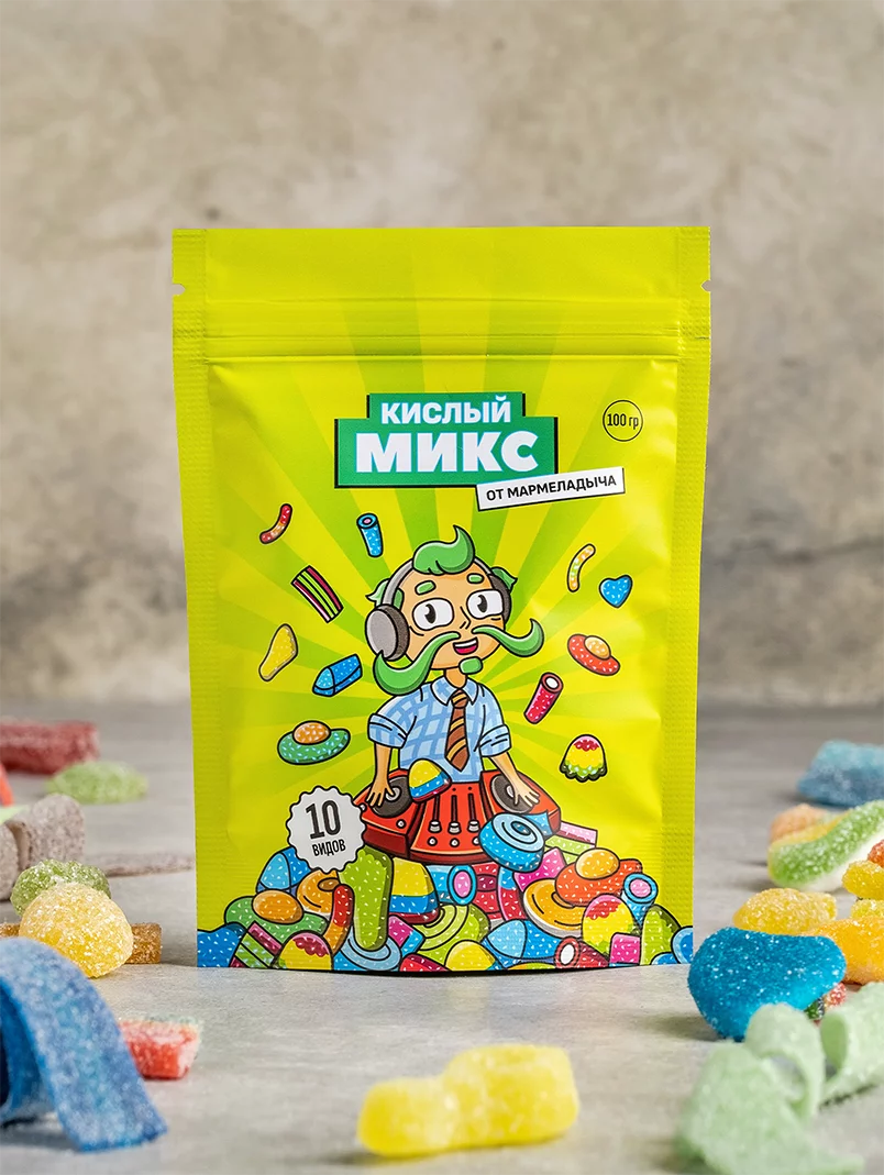 Дизайн упаковки микса Мармеладыч — Кейс агентства ZAMEDIA — Изображение №3 — Брендинг, Иллюстрация на Dprofile