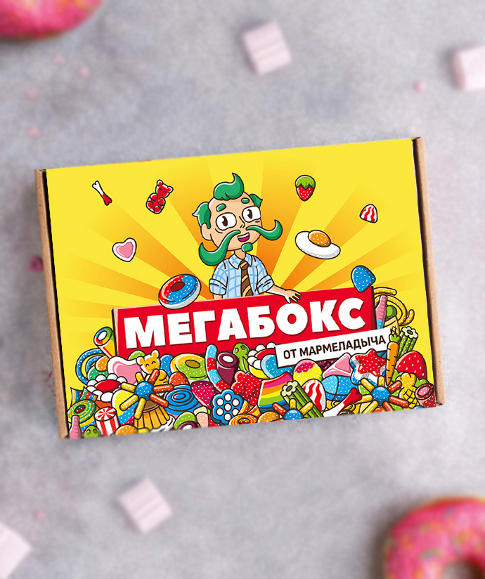 Дизайн новогодней упаковки Мармеладыч и БЛОПТОП — ZAMEDIA — Изображение №4 — Брендинг, Иллюстрация на Dprofile
