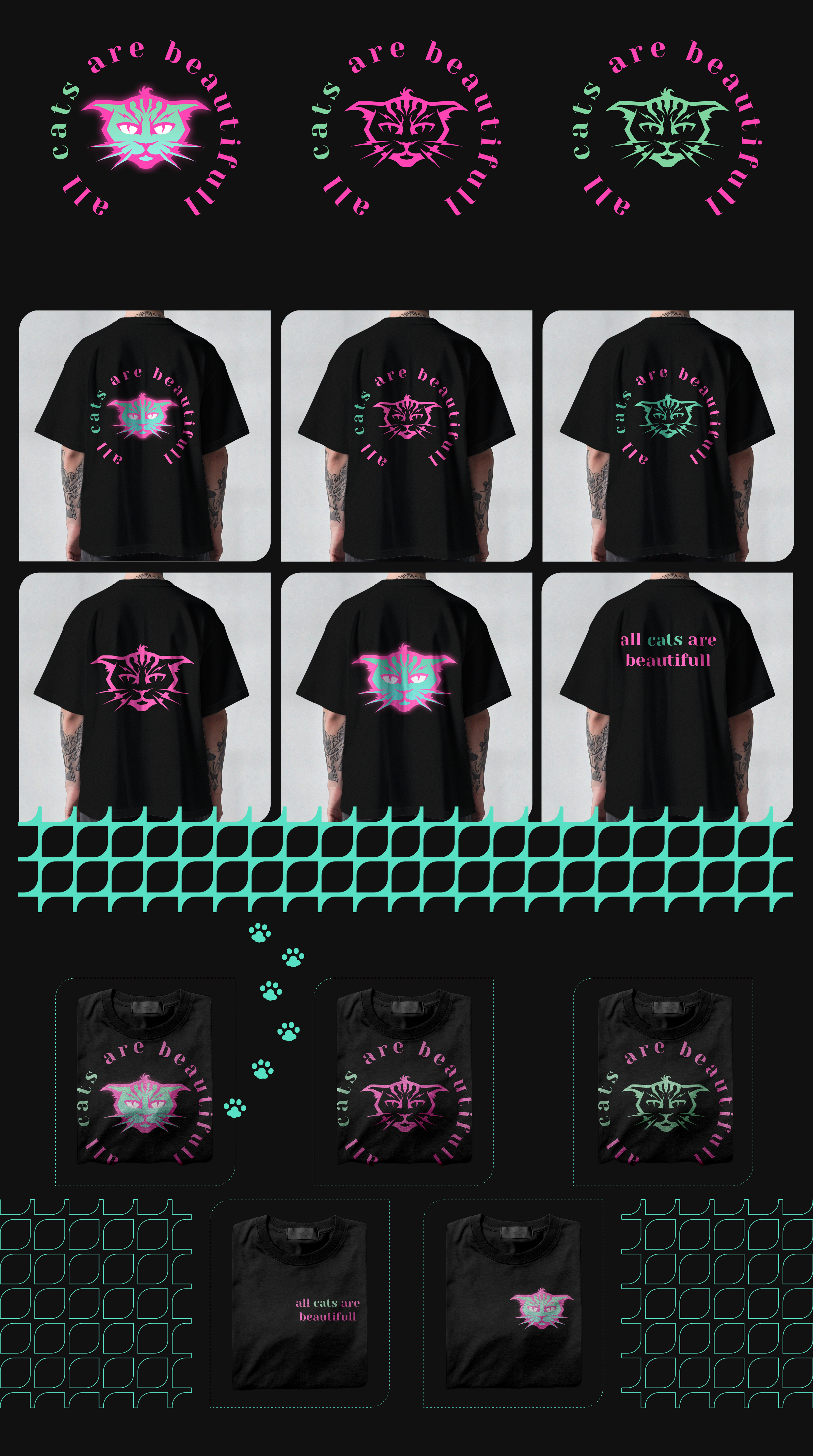 Cats T-shirt — Изображение №1 — Брендинг на Dprofile