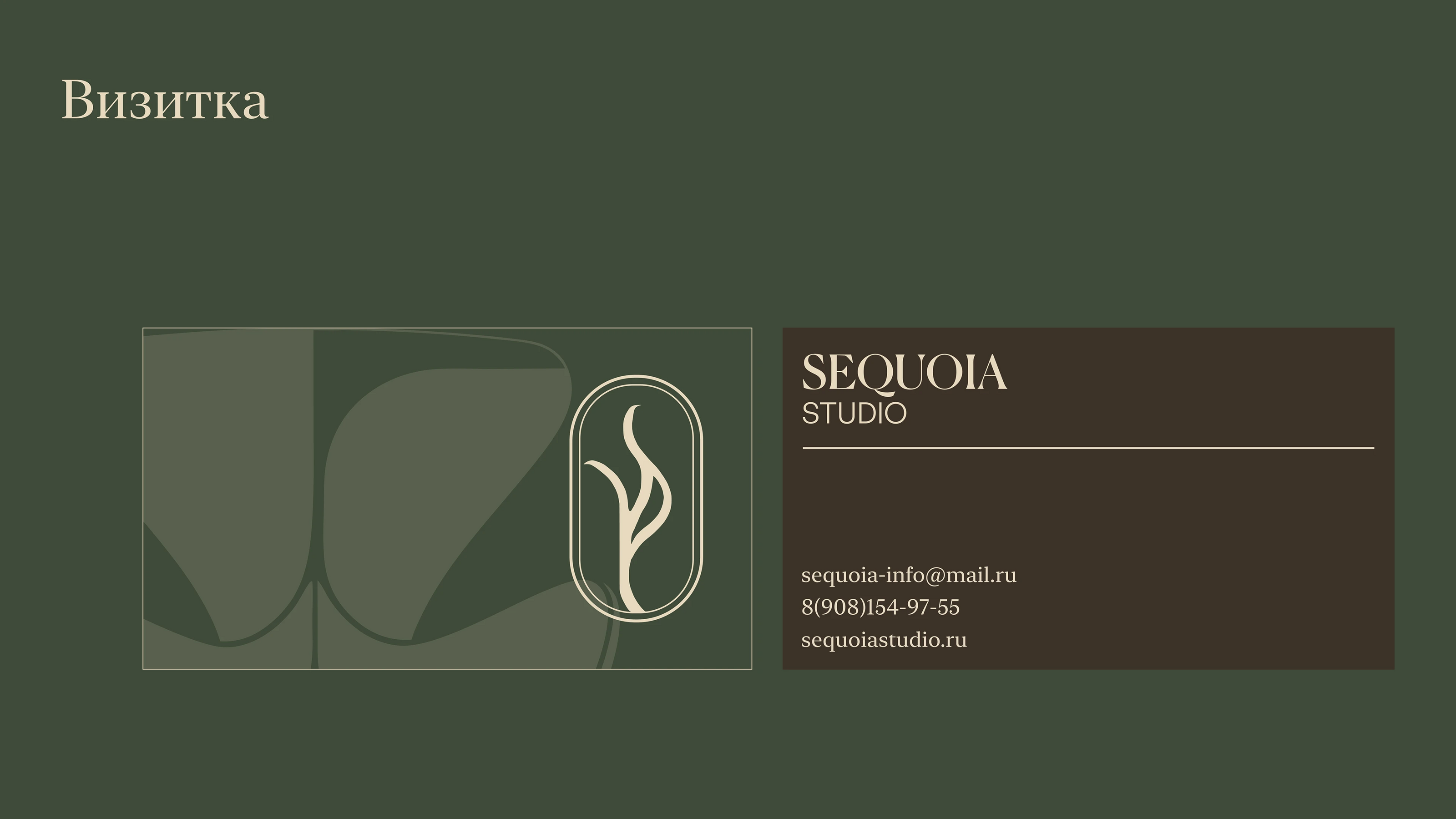 Разработка фирменного стиля для «Sequoia studio» — Изображение №12 — Брендинг на Dprofile