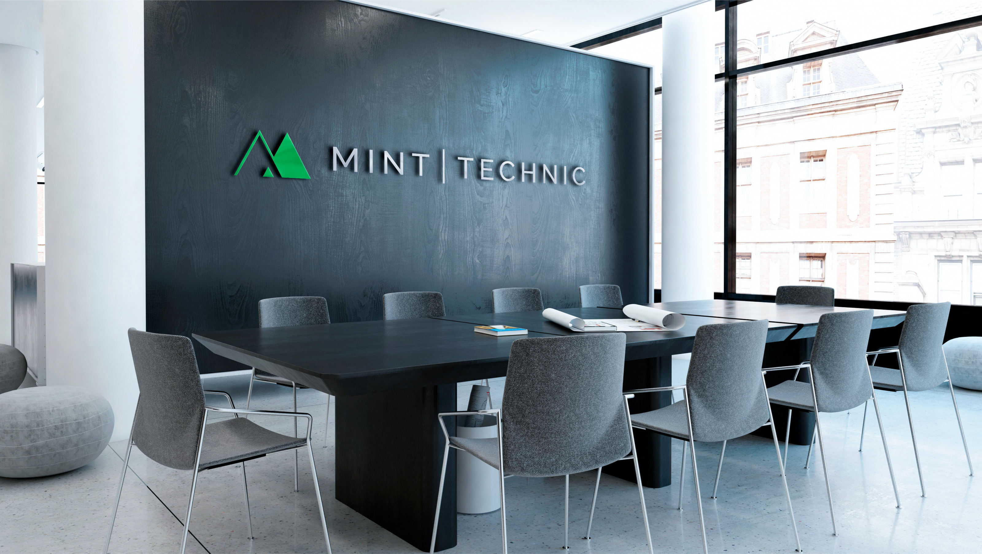 Минималистичный логотип для бренда портативной техники MINT — Изображение №8 — Брендинг, Графика на Dprofile