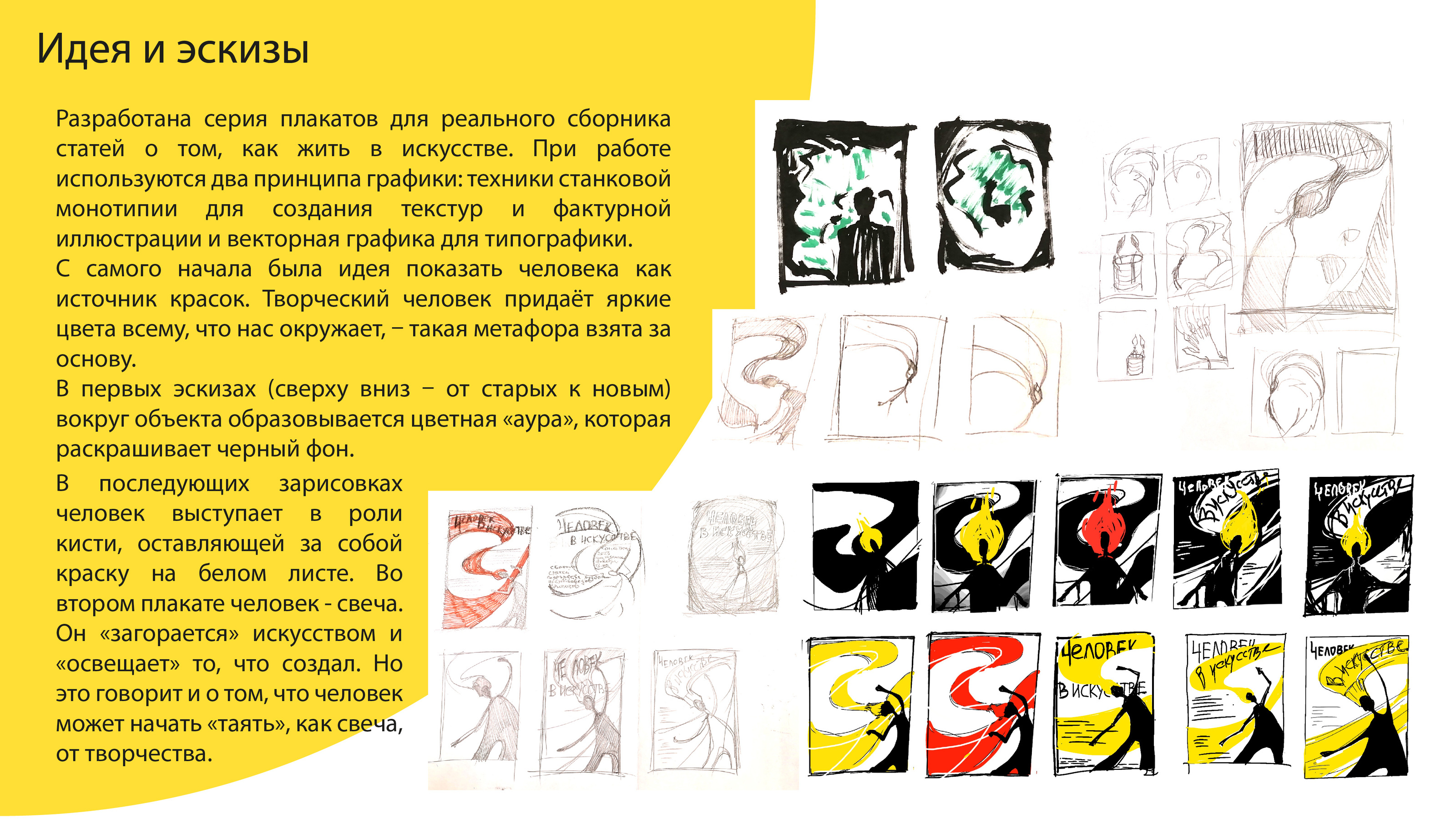 Серия плакатов на тему «Человек в искусстве» — Изображение №1 — Графика, Маркетинг на Dprofile