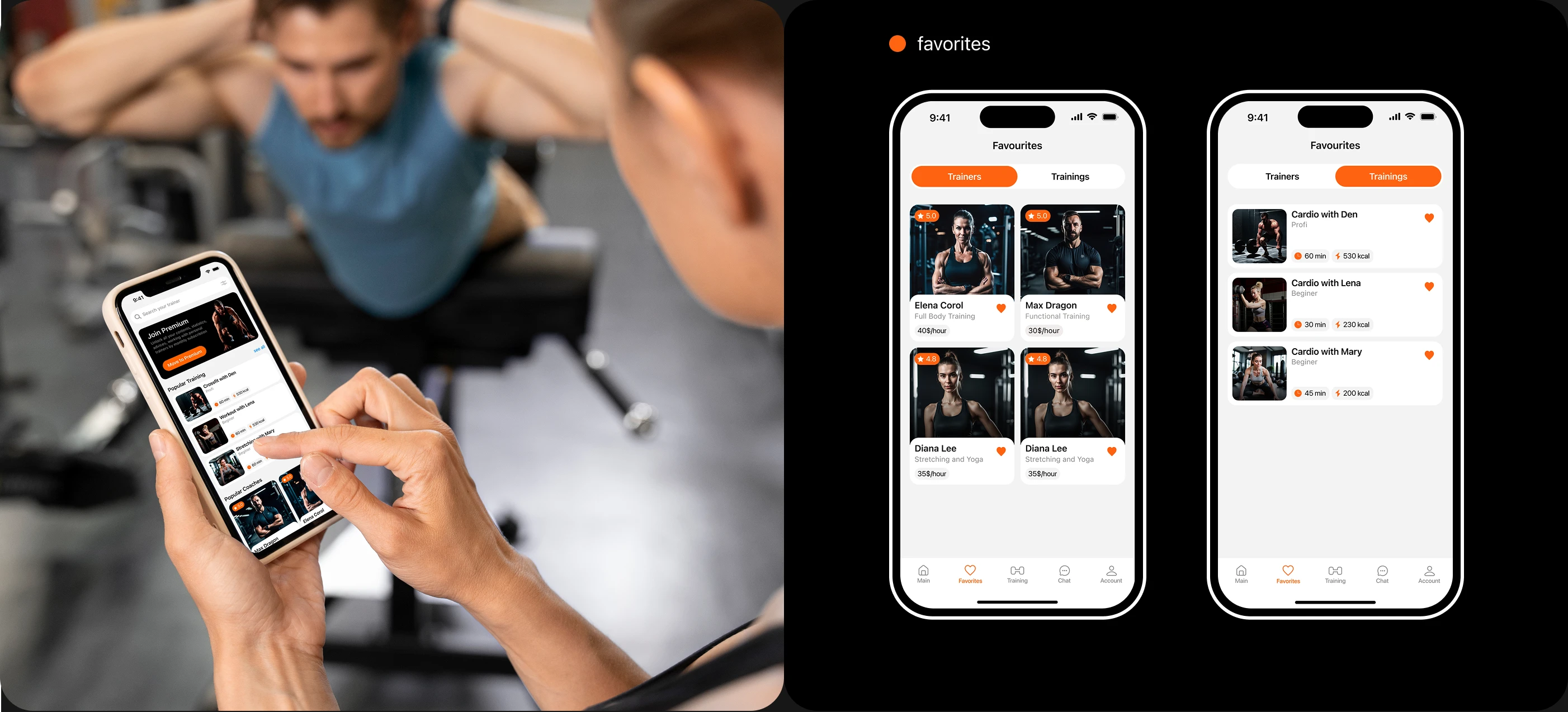 Move On Fitness App — Изображение №20 — Интерфейсы на Dprofile