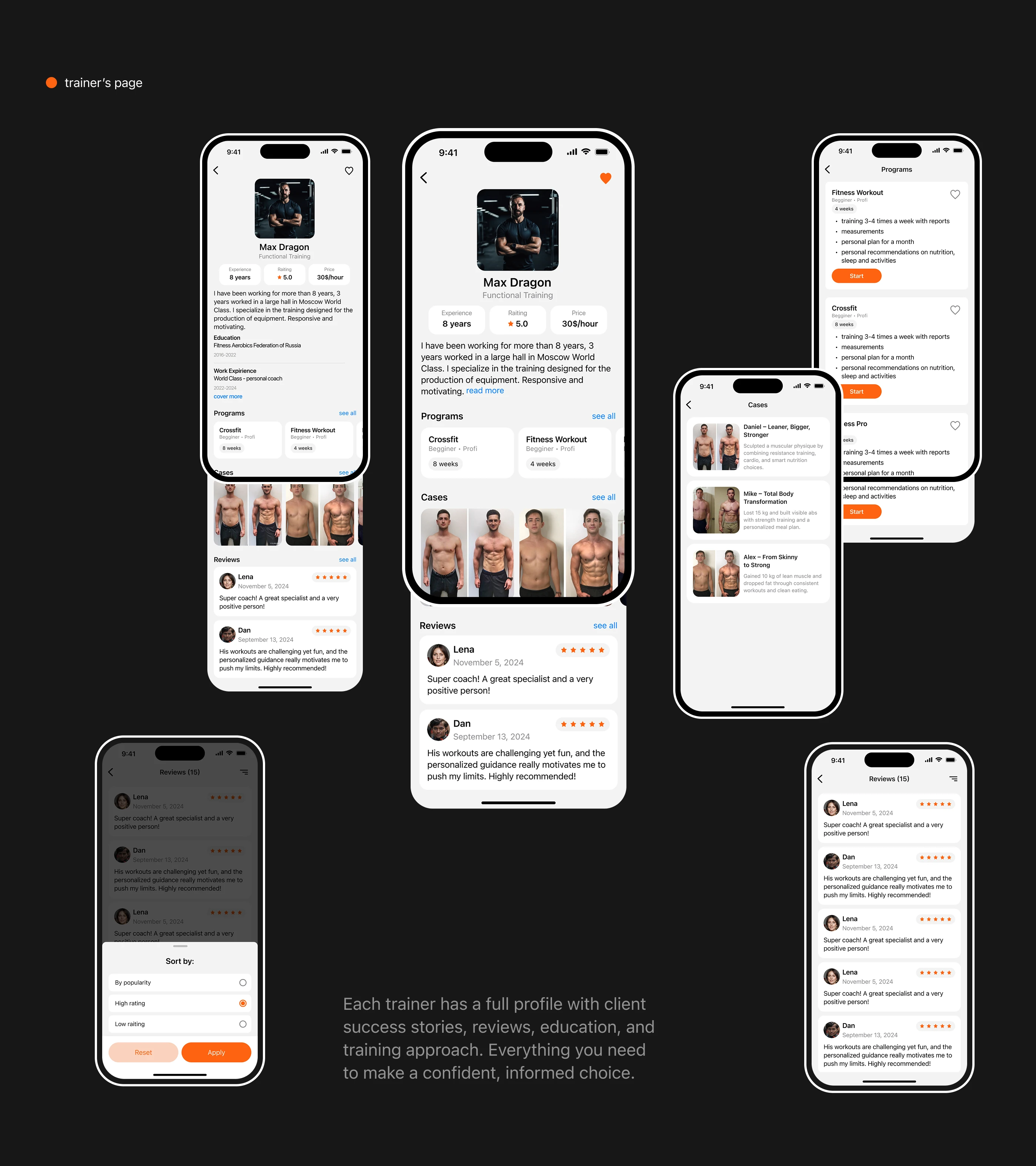 Move On Fitness App — Изображение №12 — Интерфейсы на Dprofile