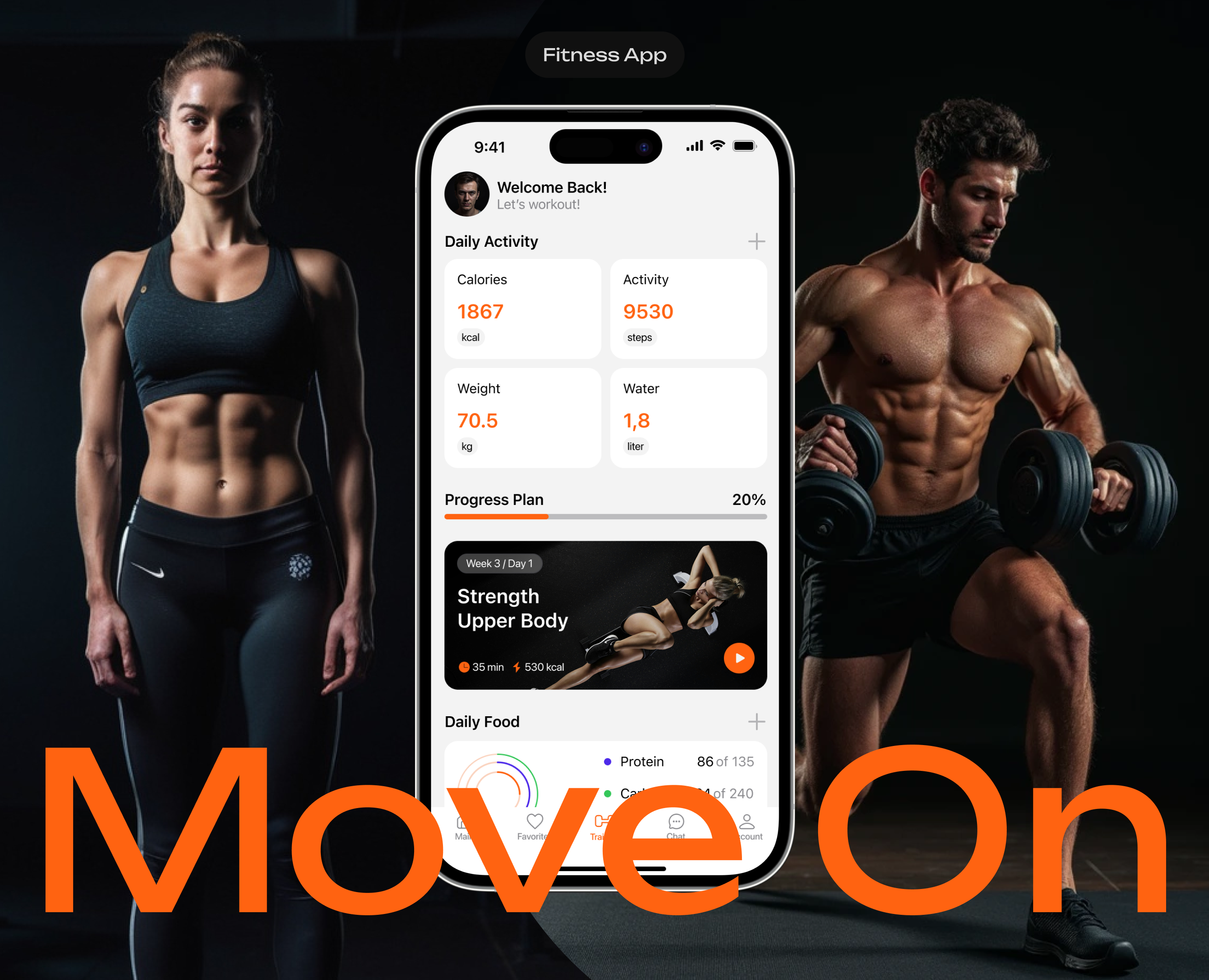 Move On Fitness App на Dprofile