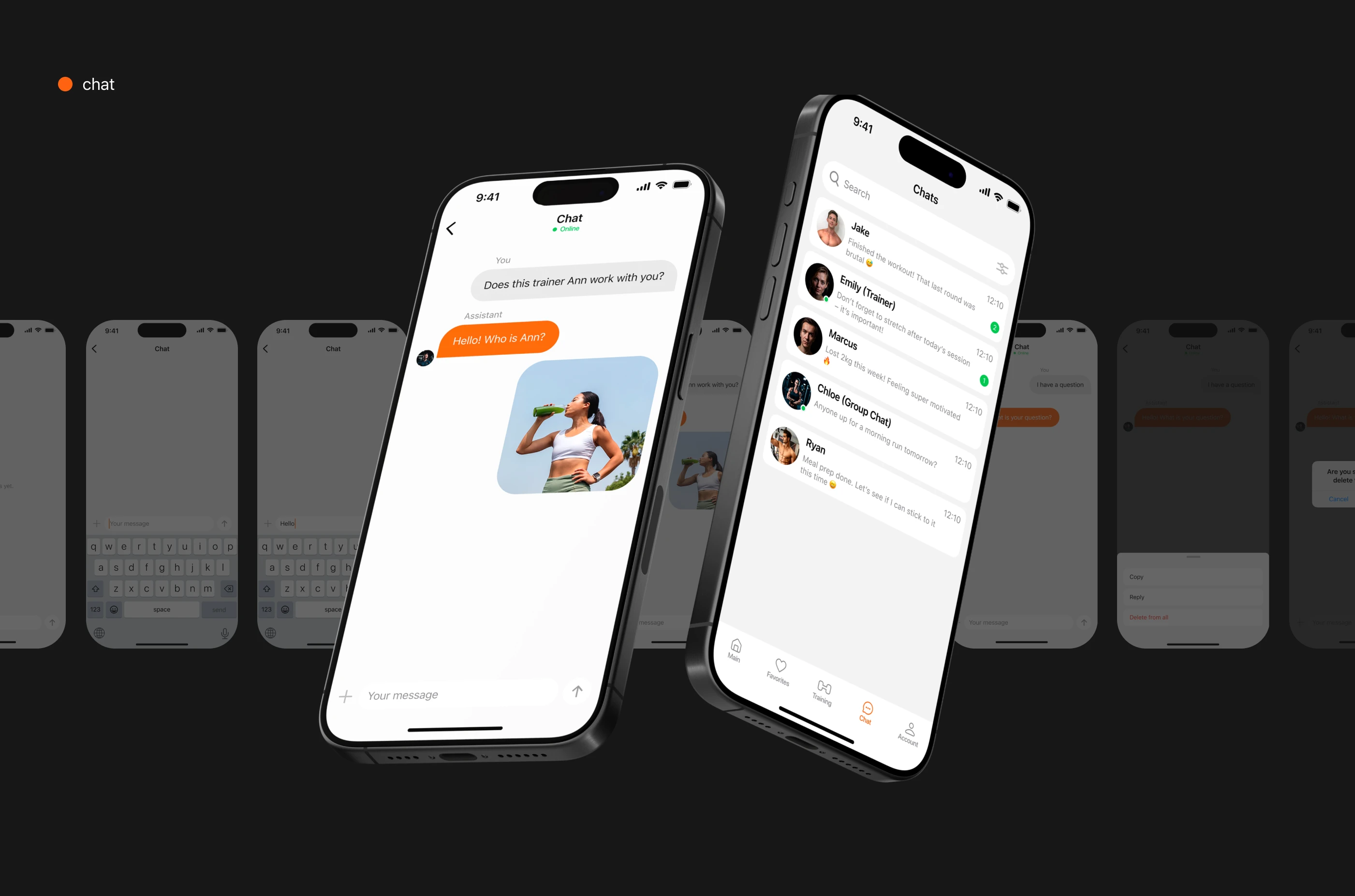 Move On Fitness App — Изображение №19 — Интерфейсы на Dprofile
