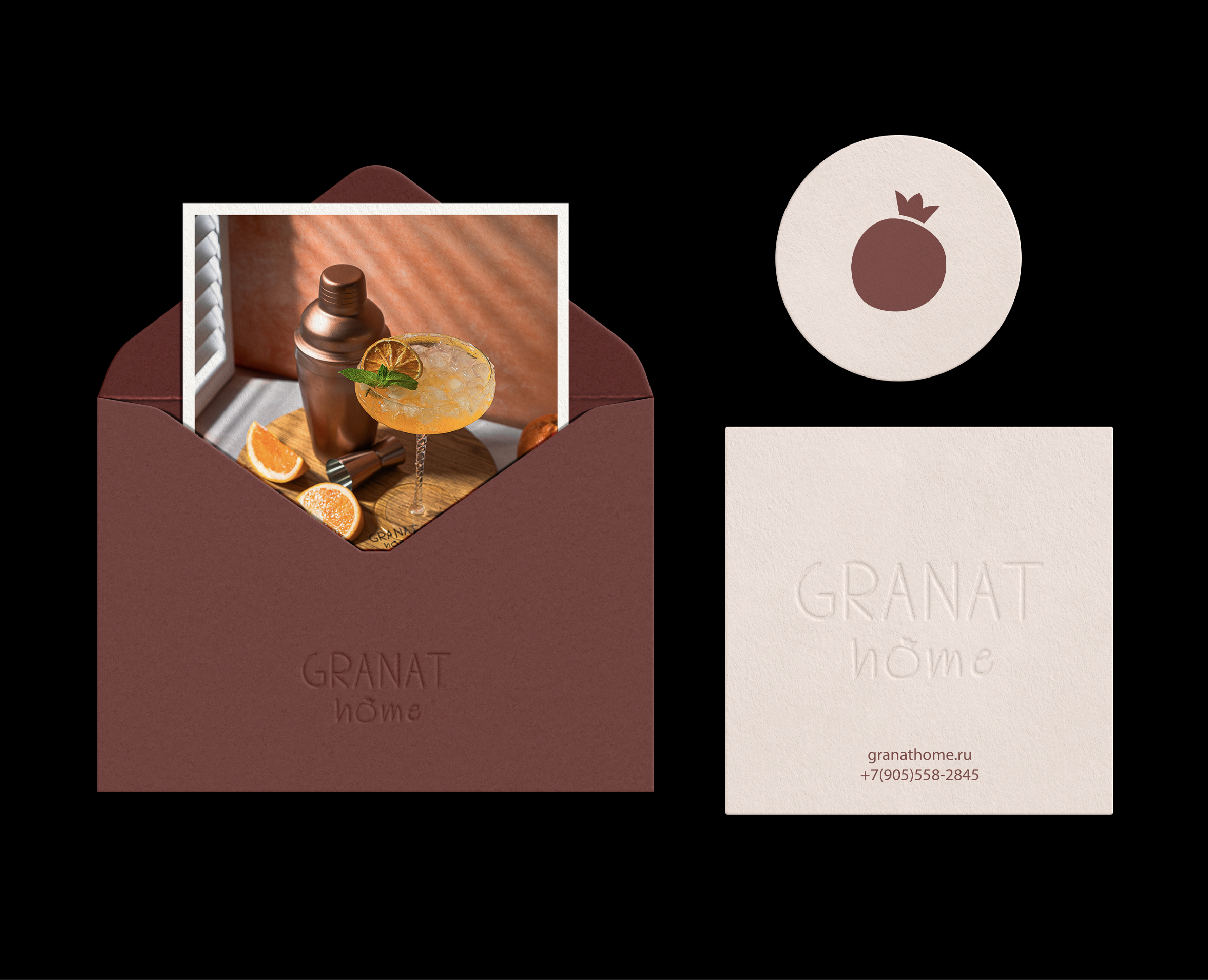 Granat Home Decor Logo & Identity на Dprofile