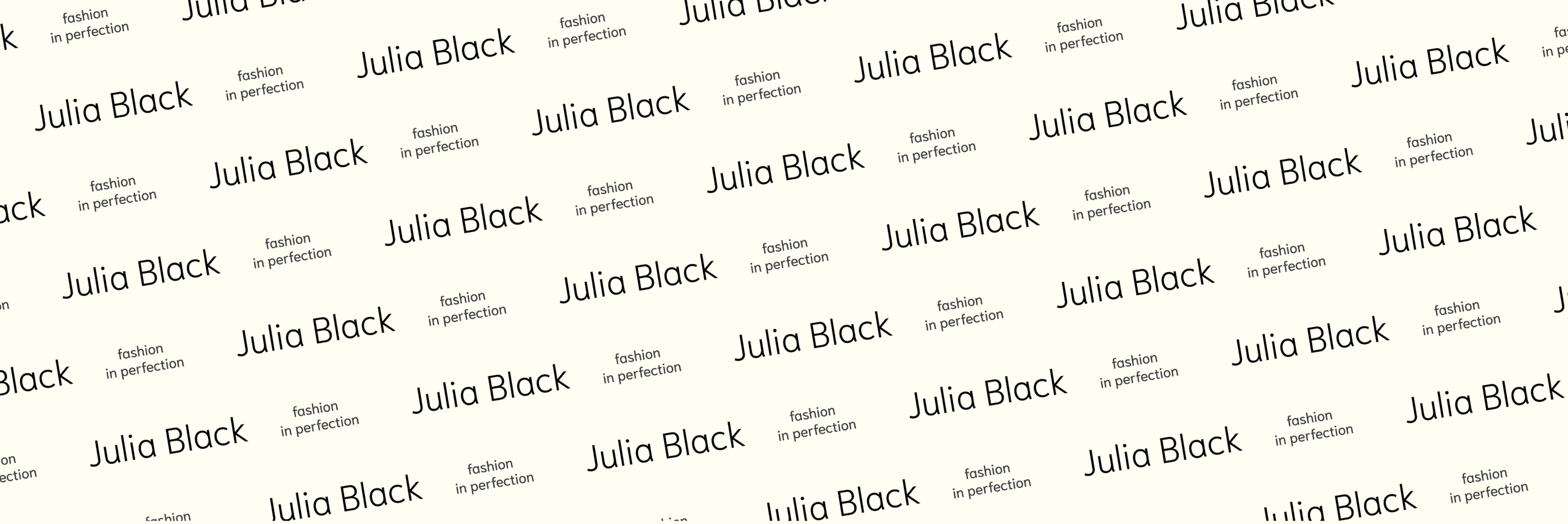 Julia Black fashion clothes logo — Изображение №4 — Брендинг на Dprofile